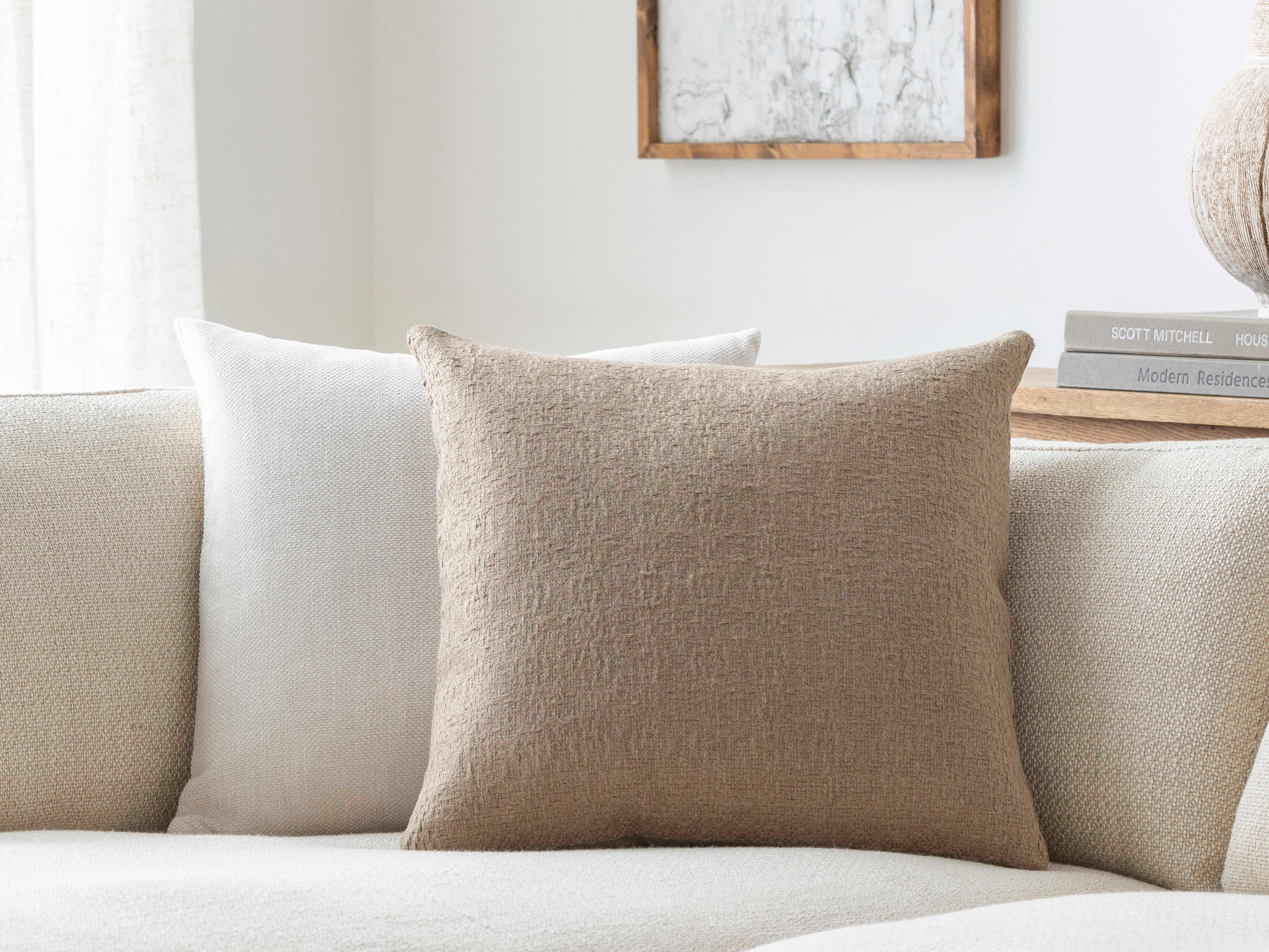 Surya Dwight Olive Pillow