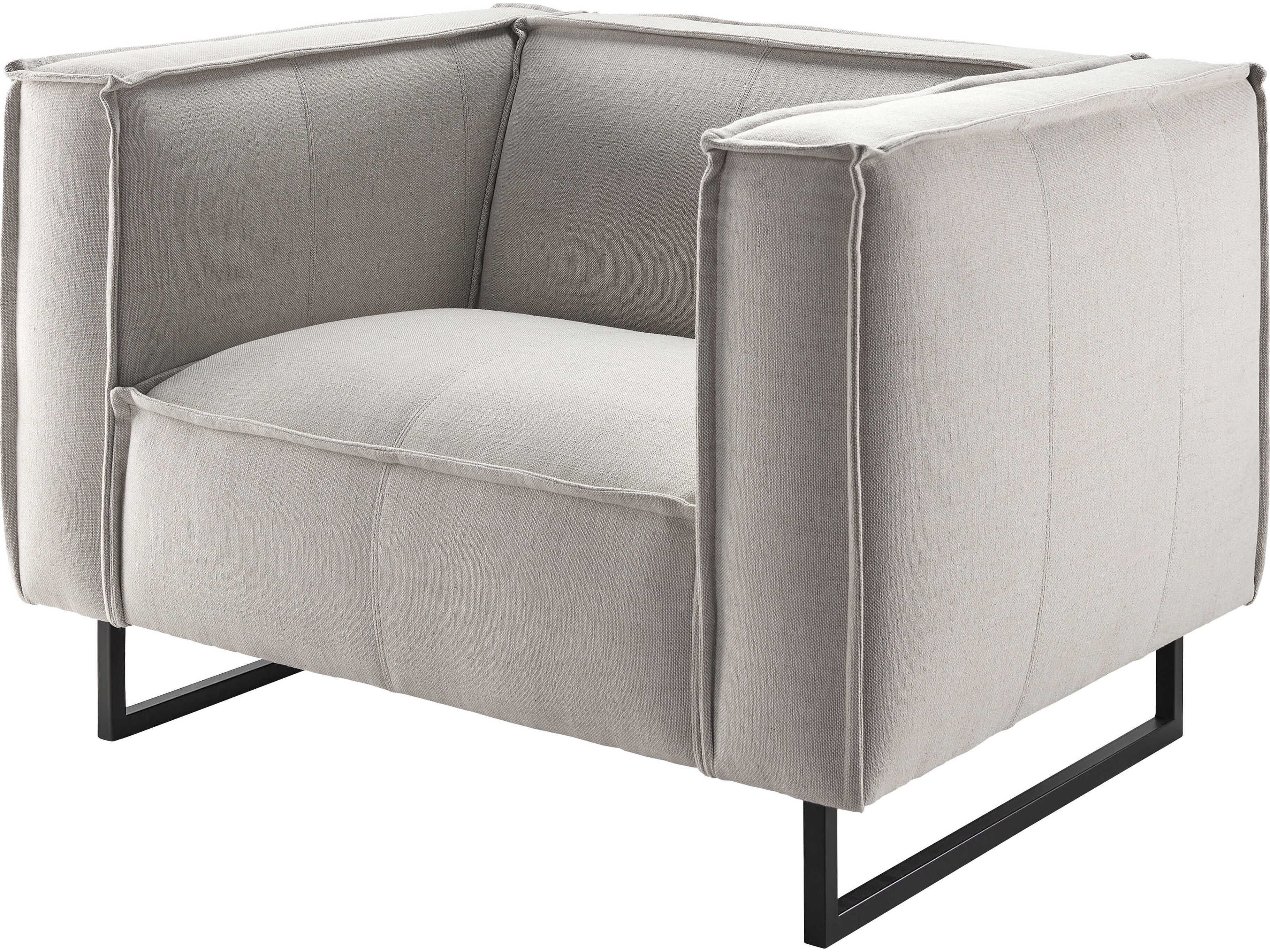 Surya Dylan Gray Accent Chair