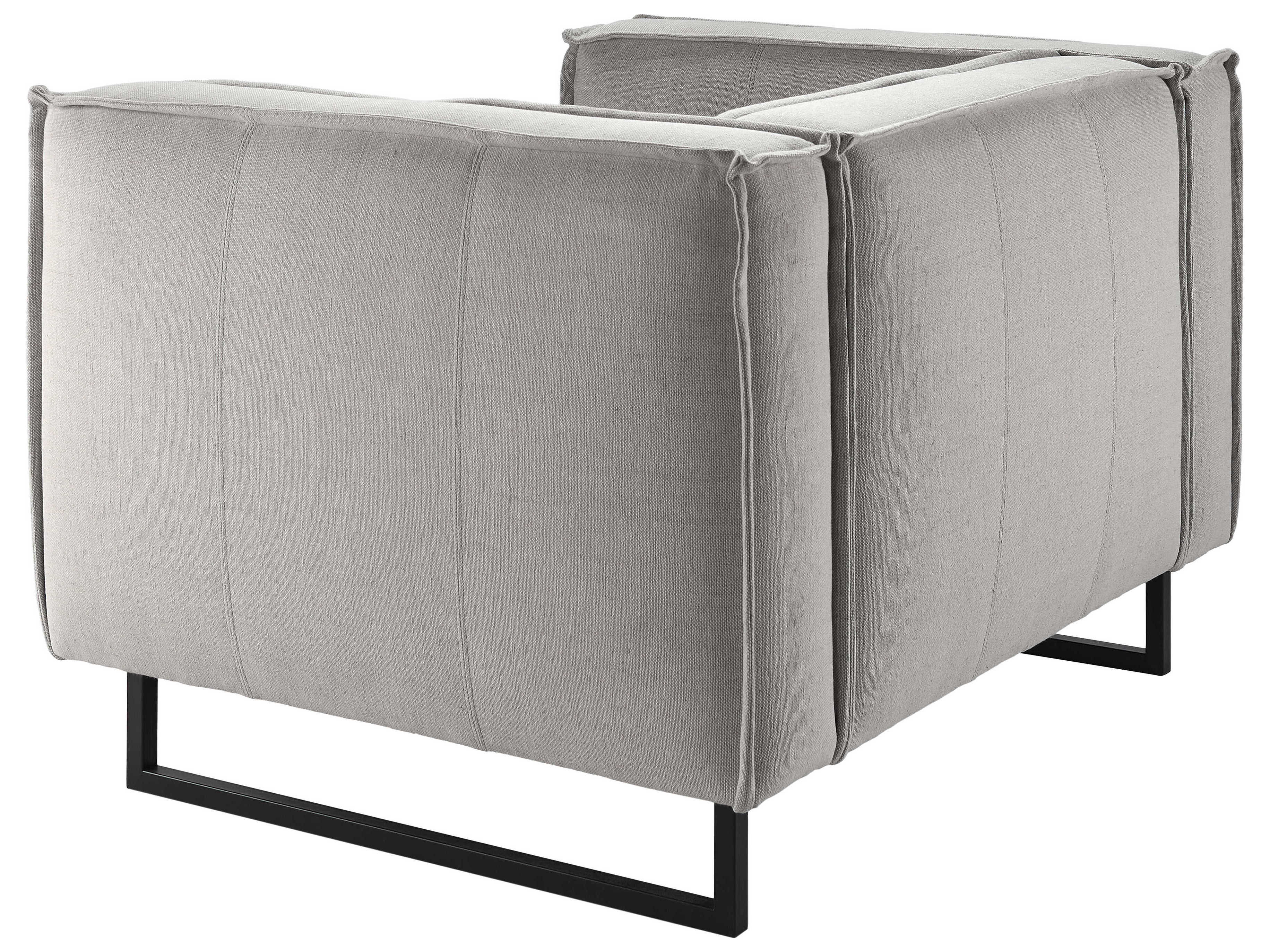 Surya Dylan Gray Accent Chair