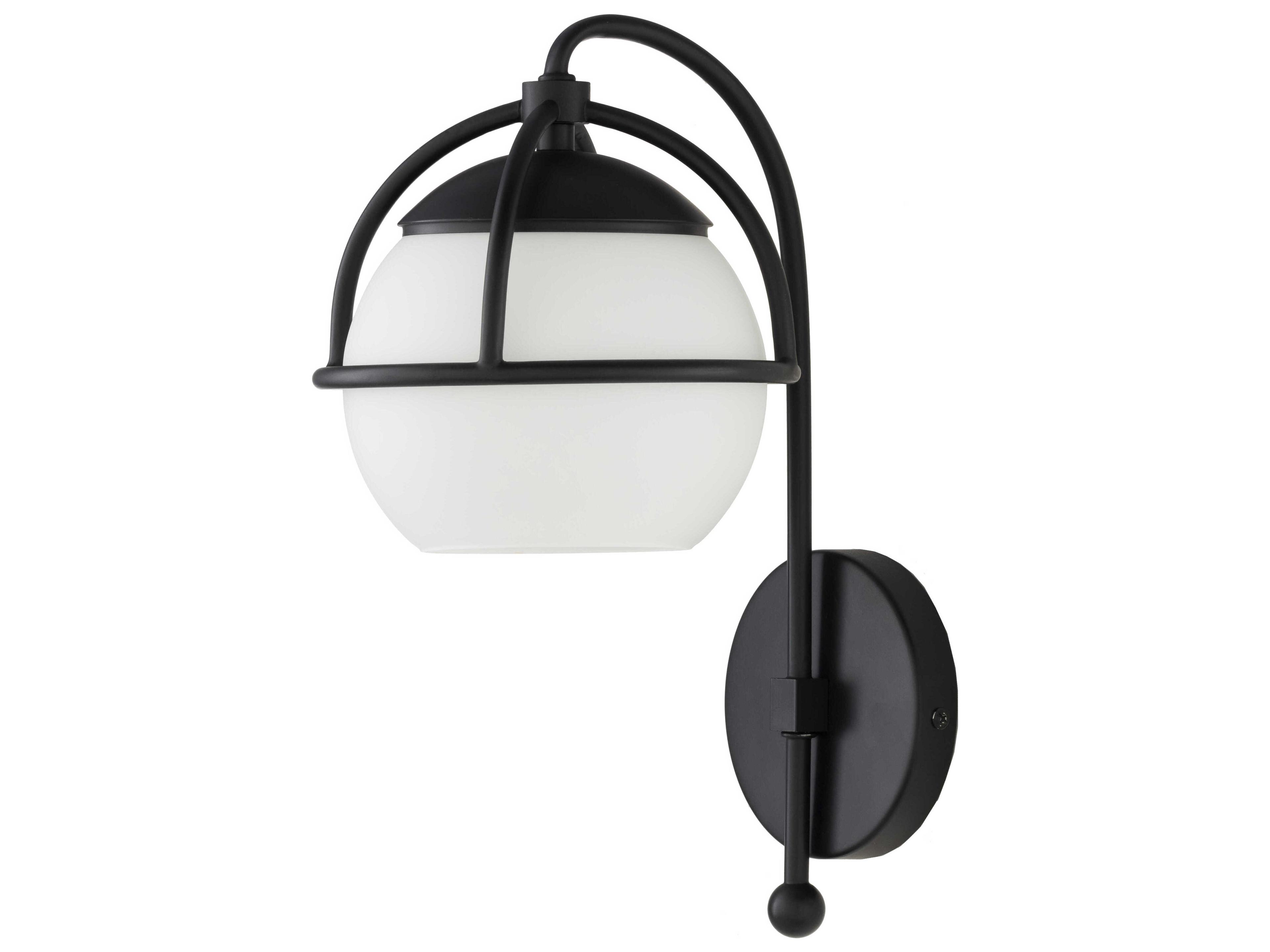 Surya Edmund 1-Light Black Wall Sconce
