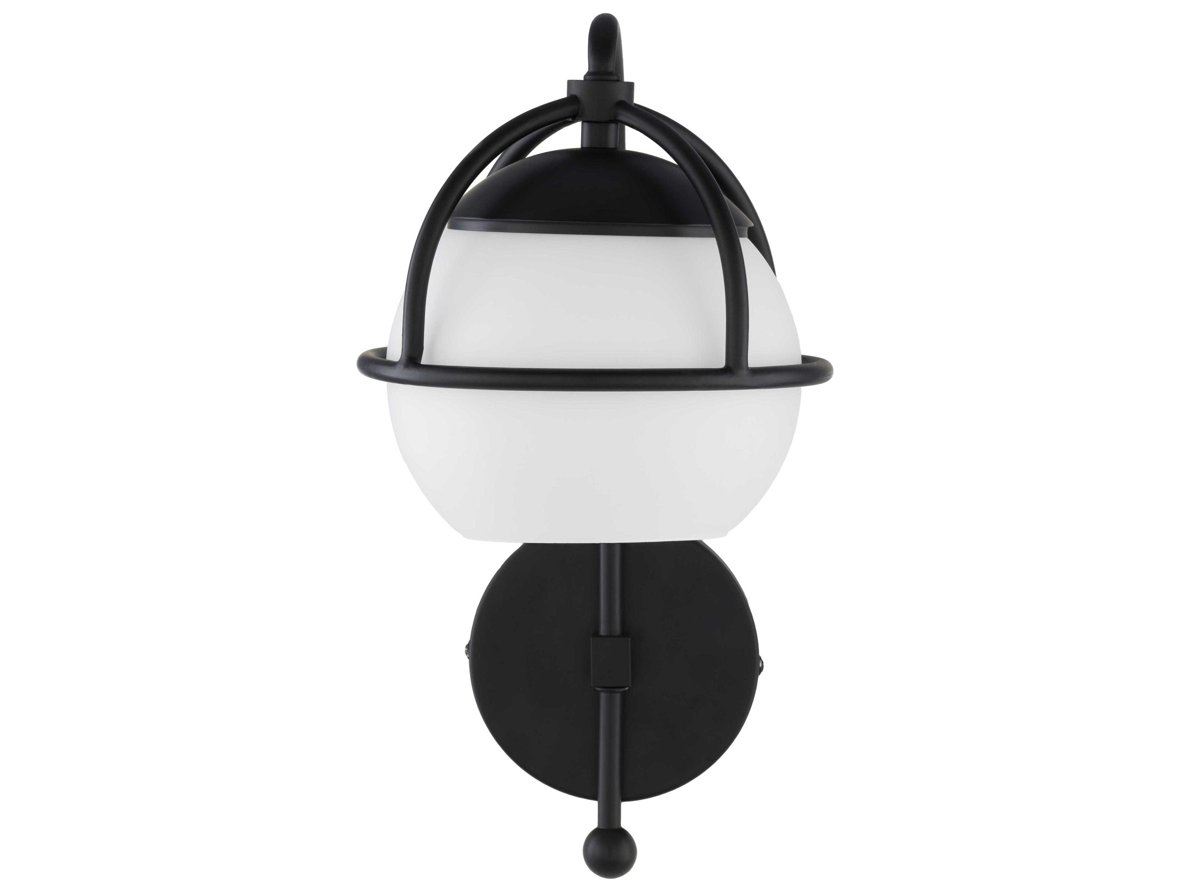 Surya Edmund 1-Light Black Wall Sconce