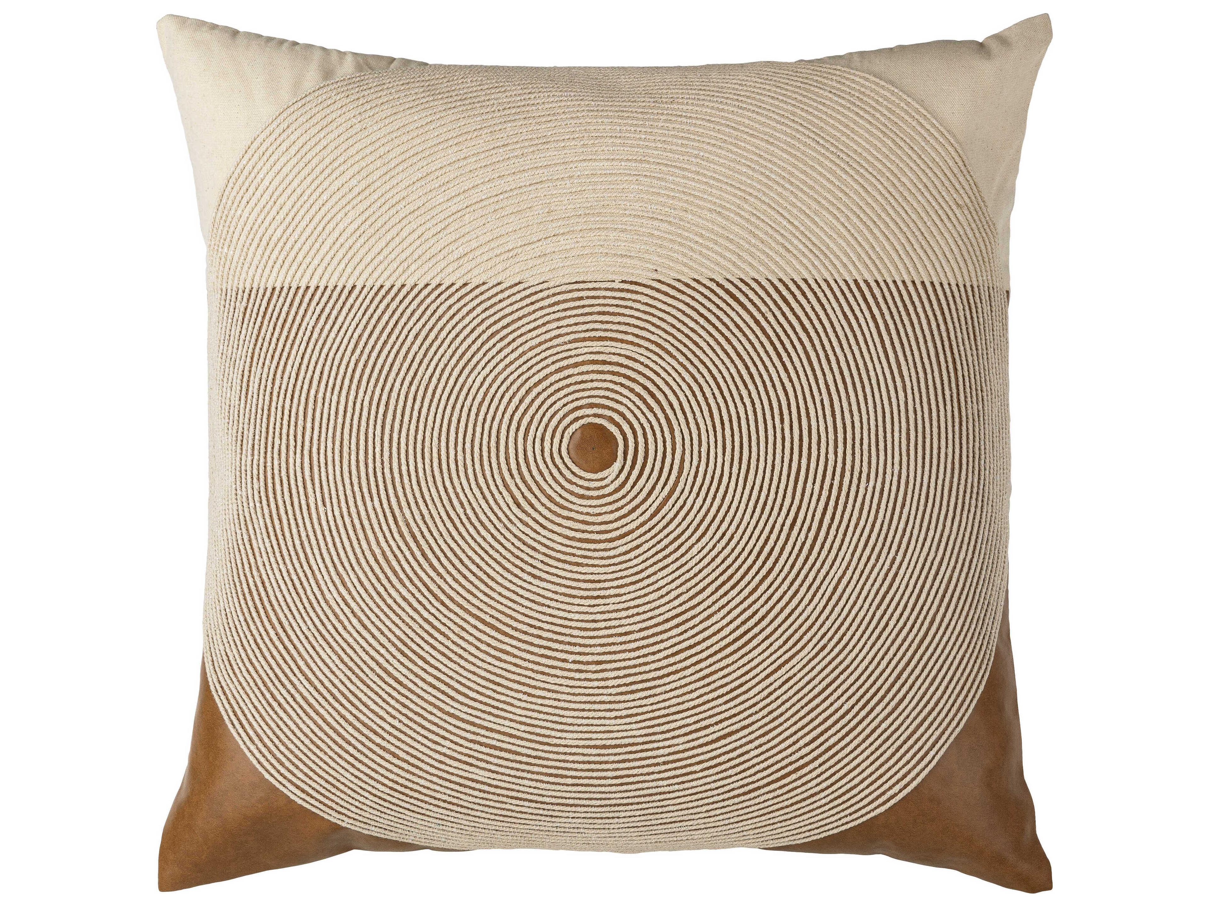 Surya Eternity Brown Pillow