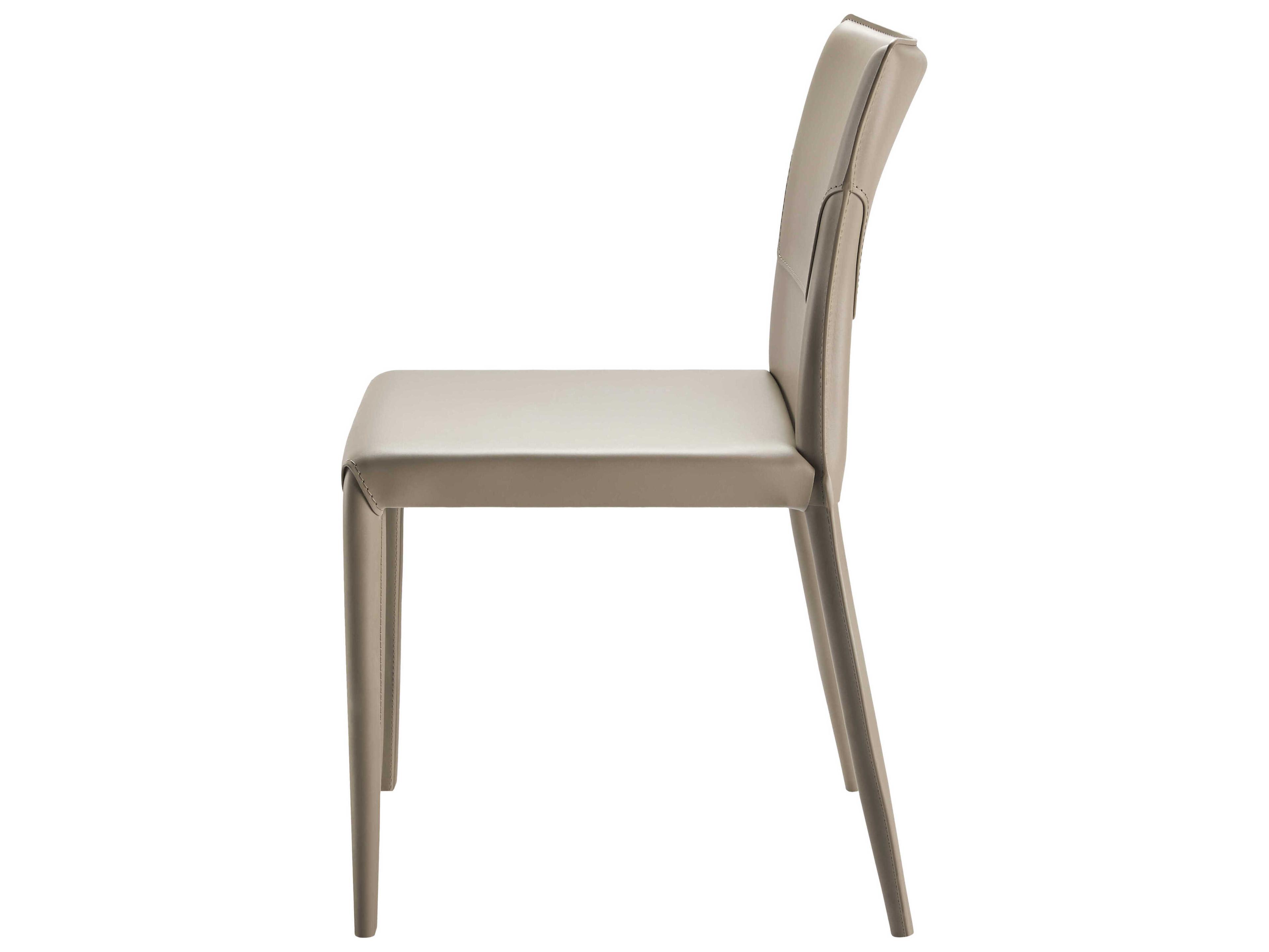 Surya Eric Brown Armless Dining Chair Set of 2