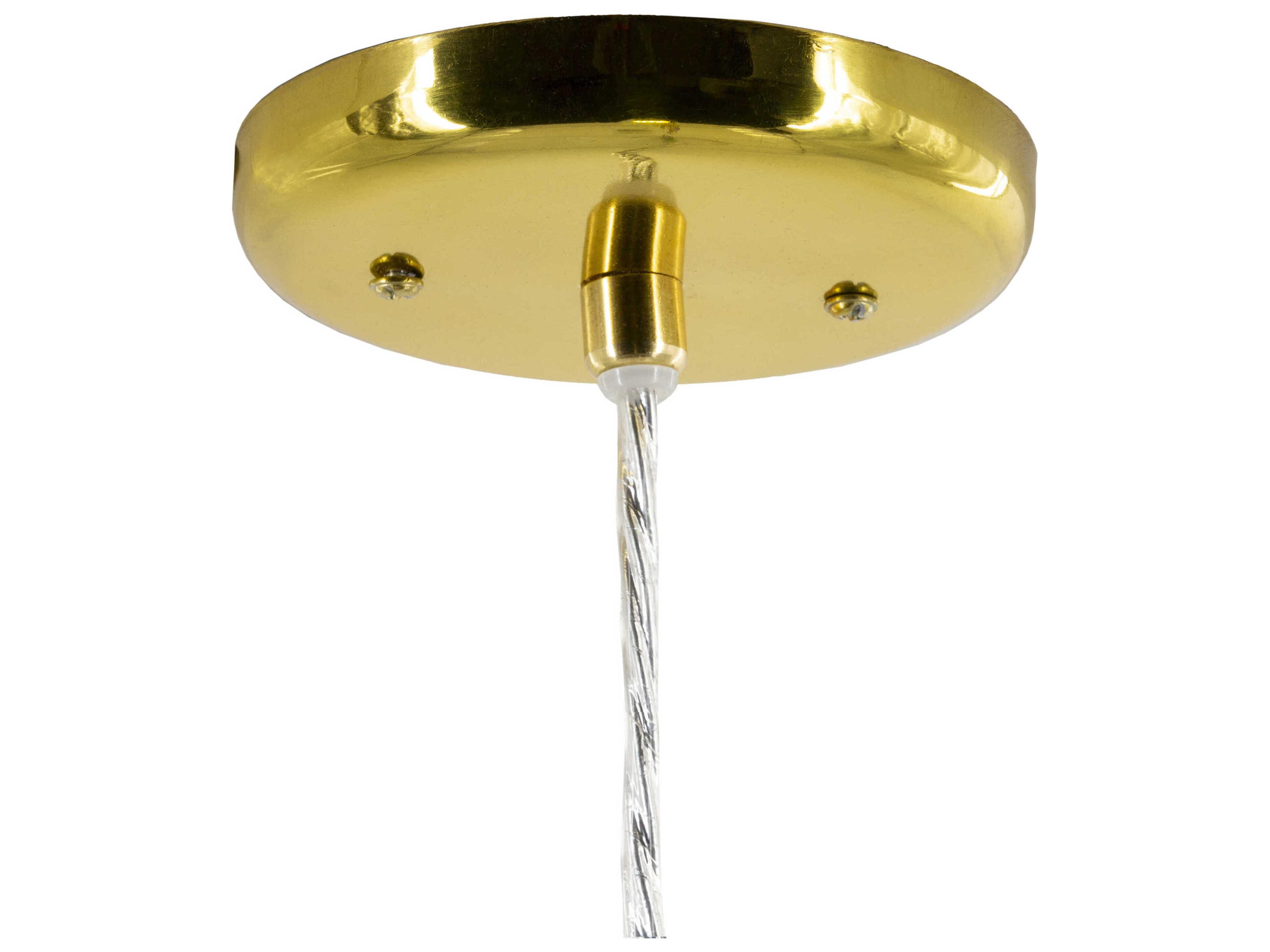 Surya Ellerman 1-Light Gold Mini Pendant