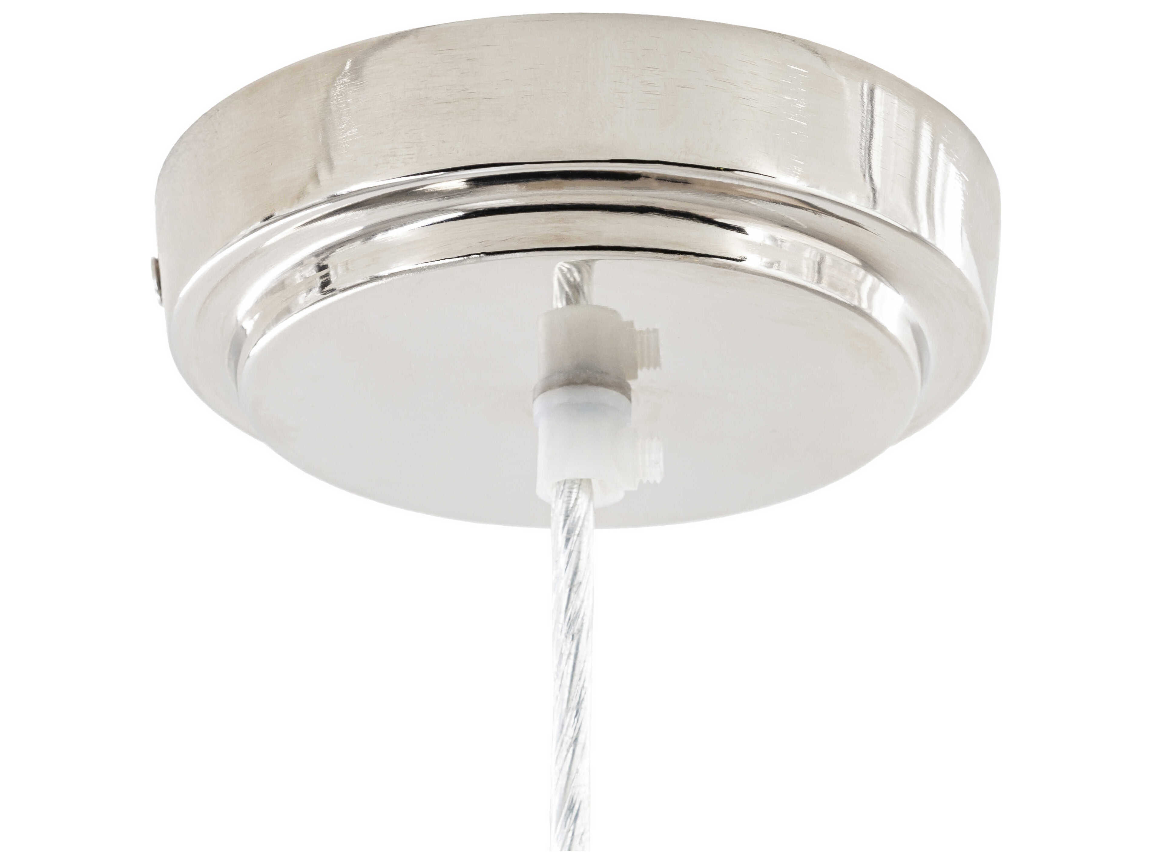 Surya Elisa 1-Light Gray White Pendant