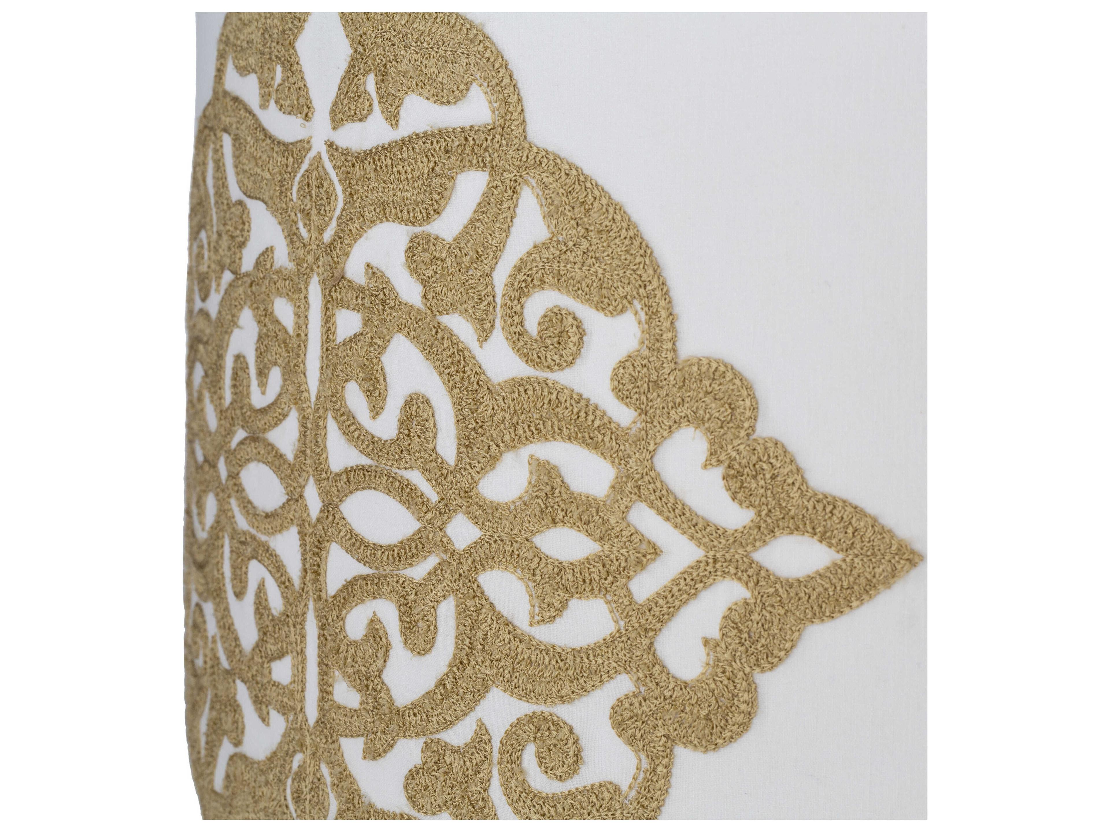 Surya Elisa 1-Light White Gold Pendant