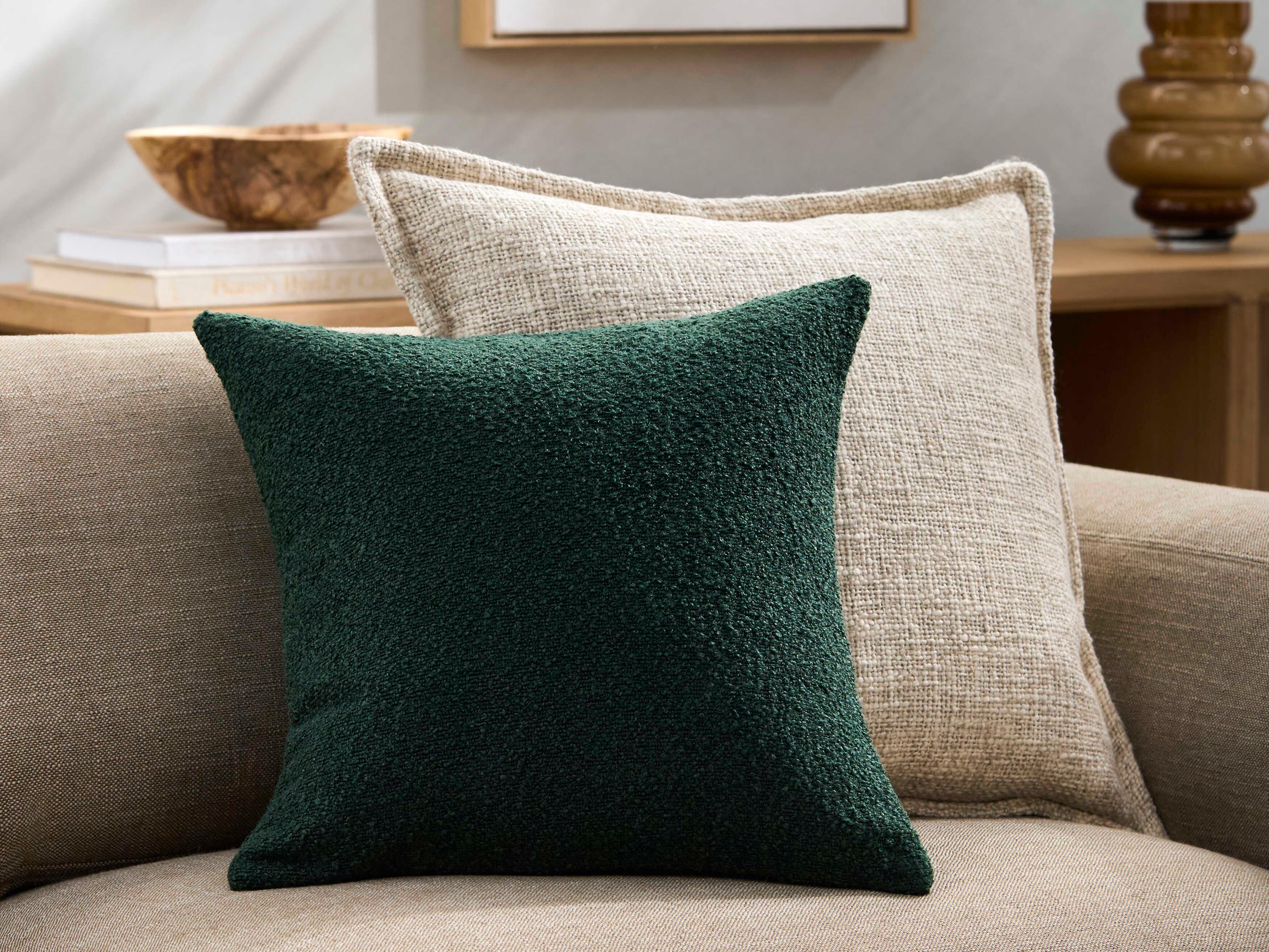 Surya Eesha Dark Green Pillow