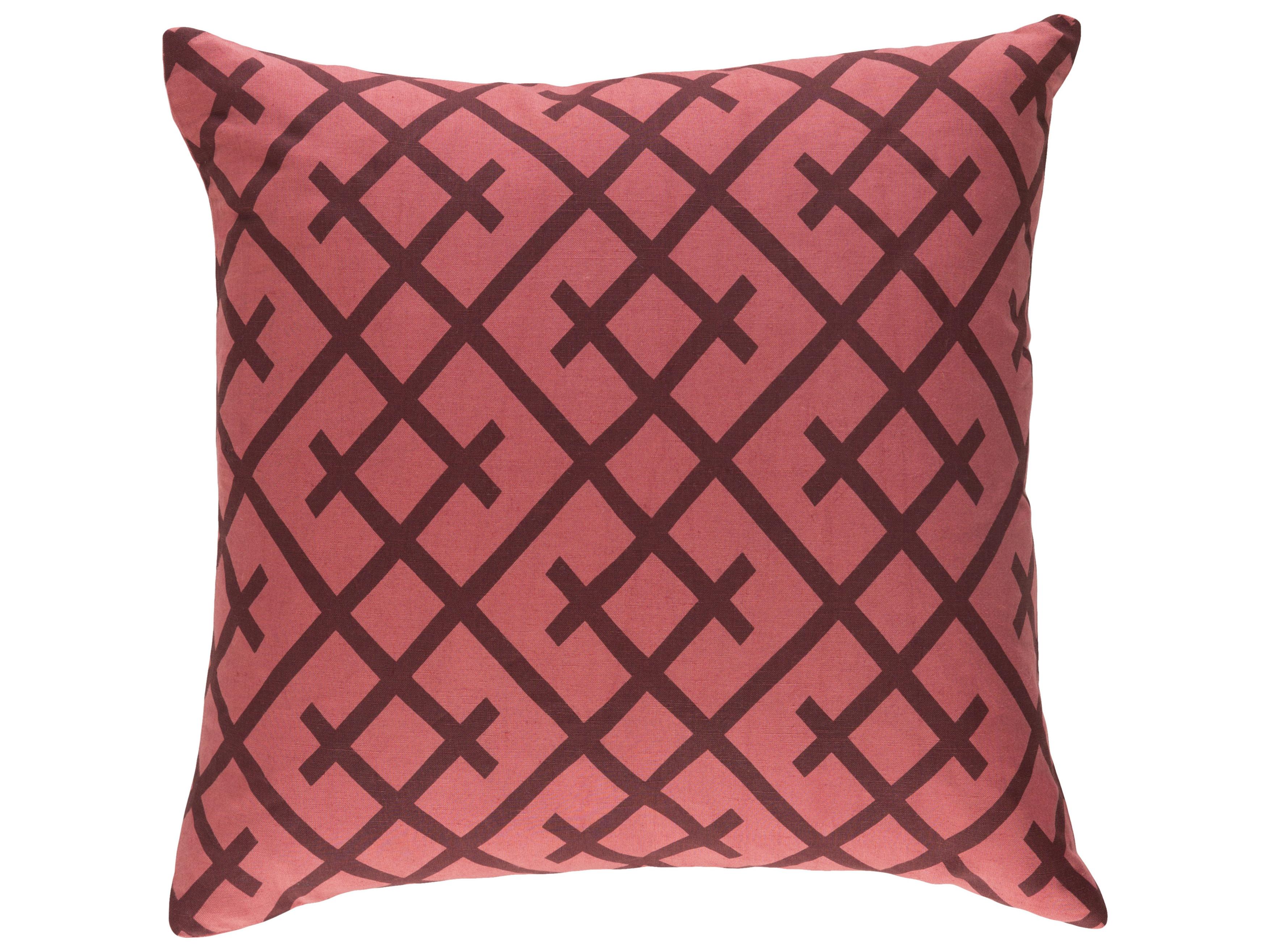 Surya Ethiopia Brown Pillow