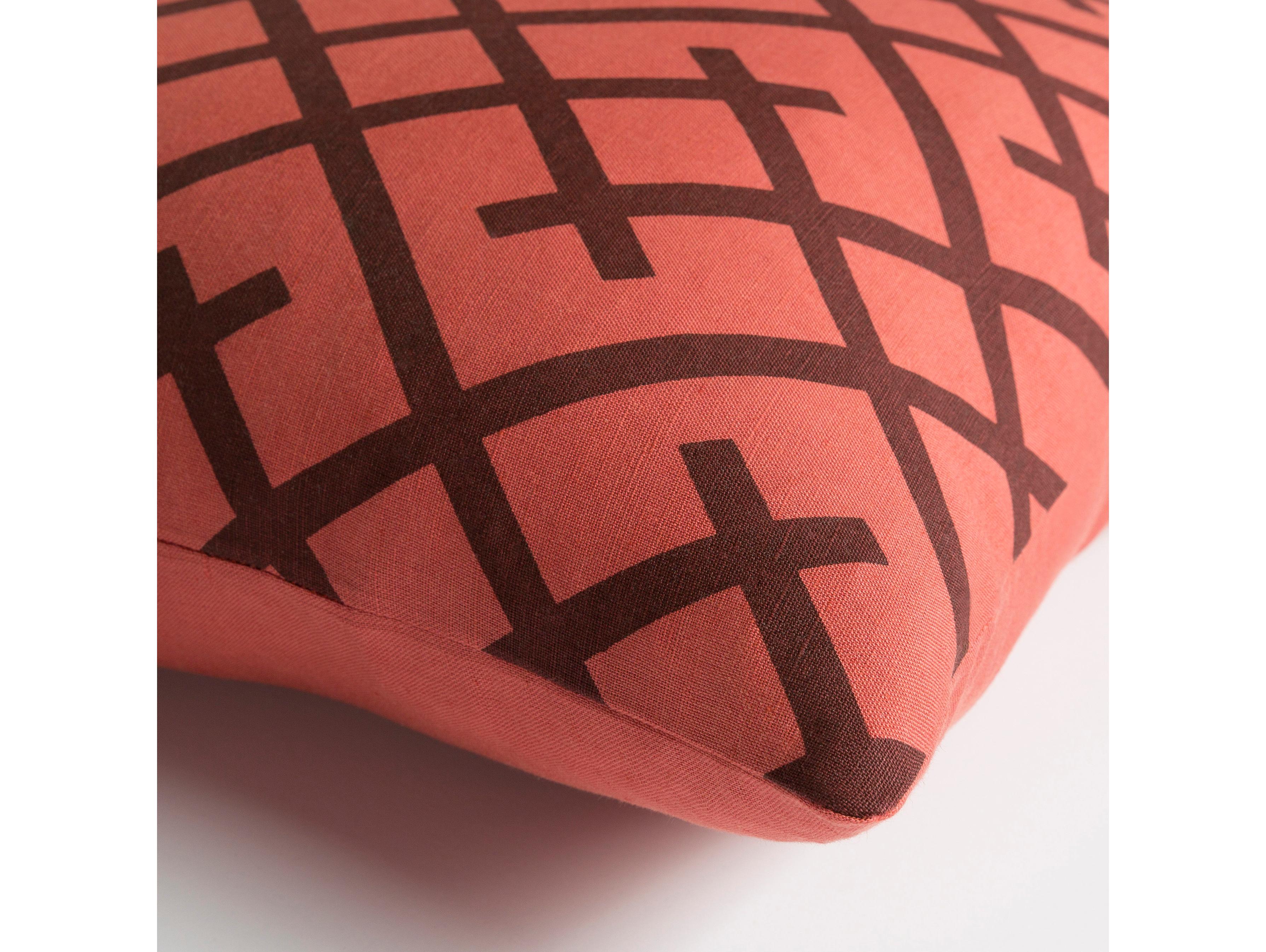 Surya Ethiopia Brown Pillow