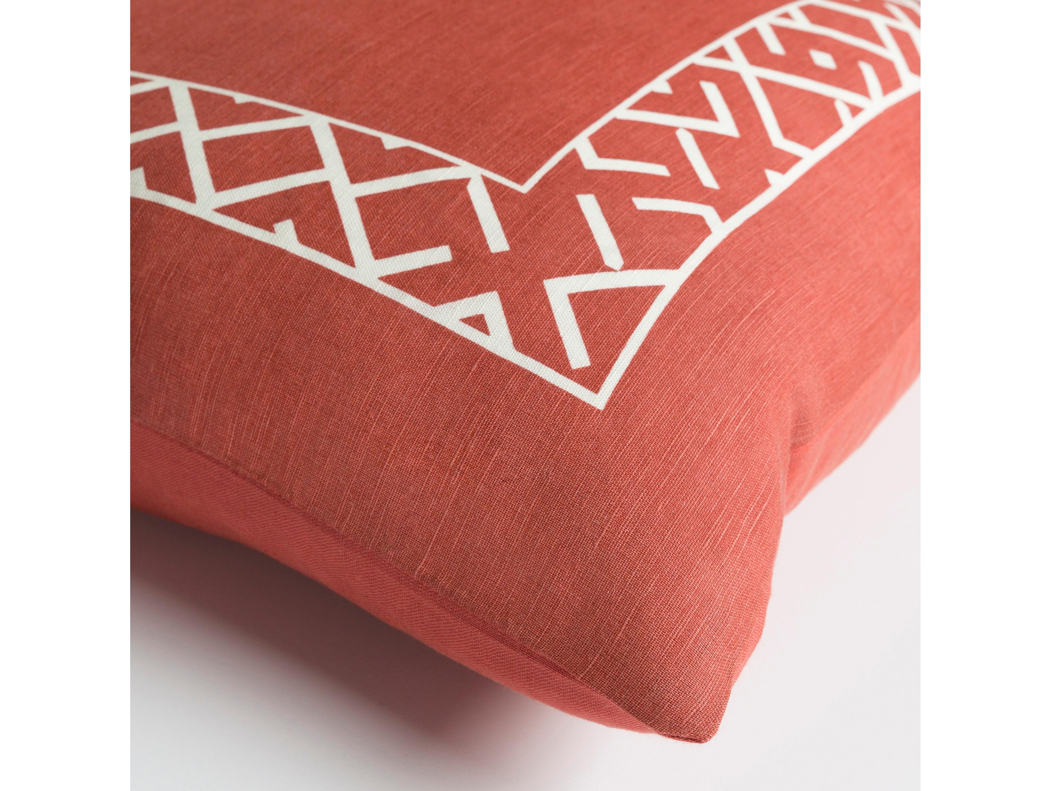 Surya Ethiopia Rust Pillow