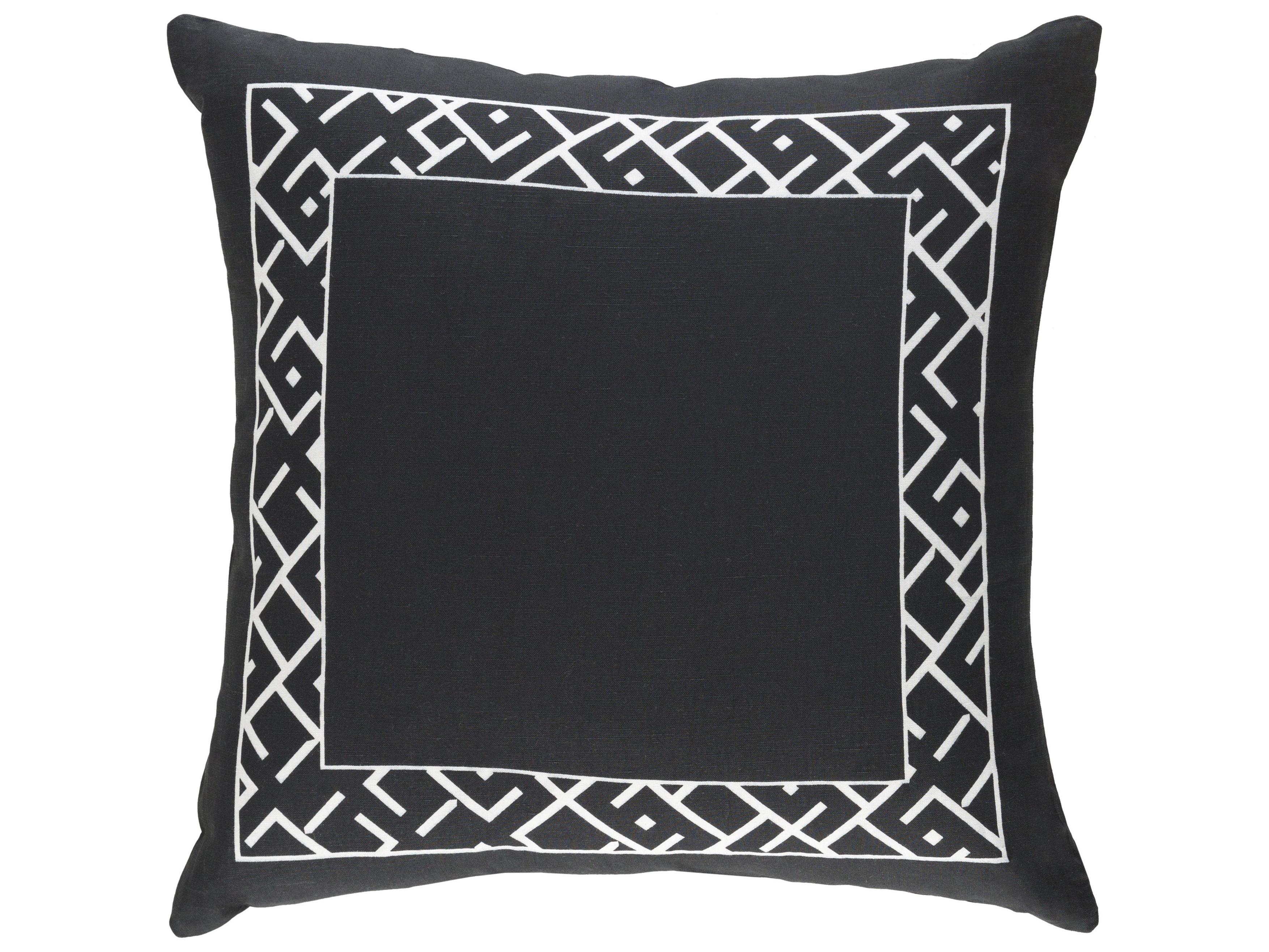 Surya Ethiopia Black Pillow