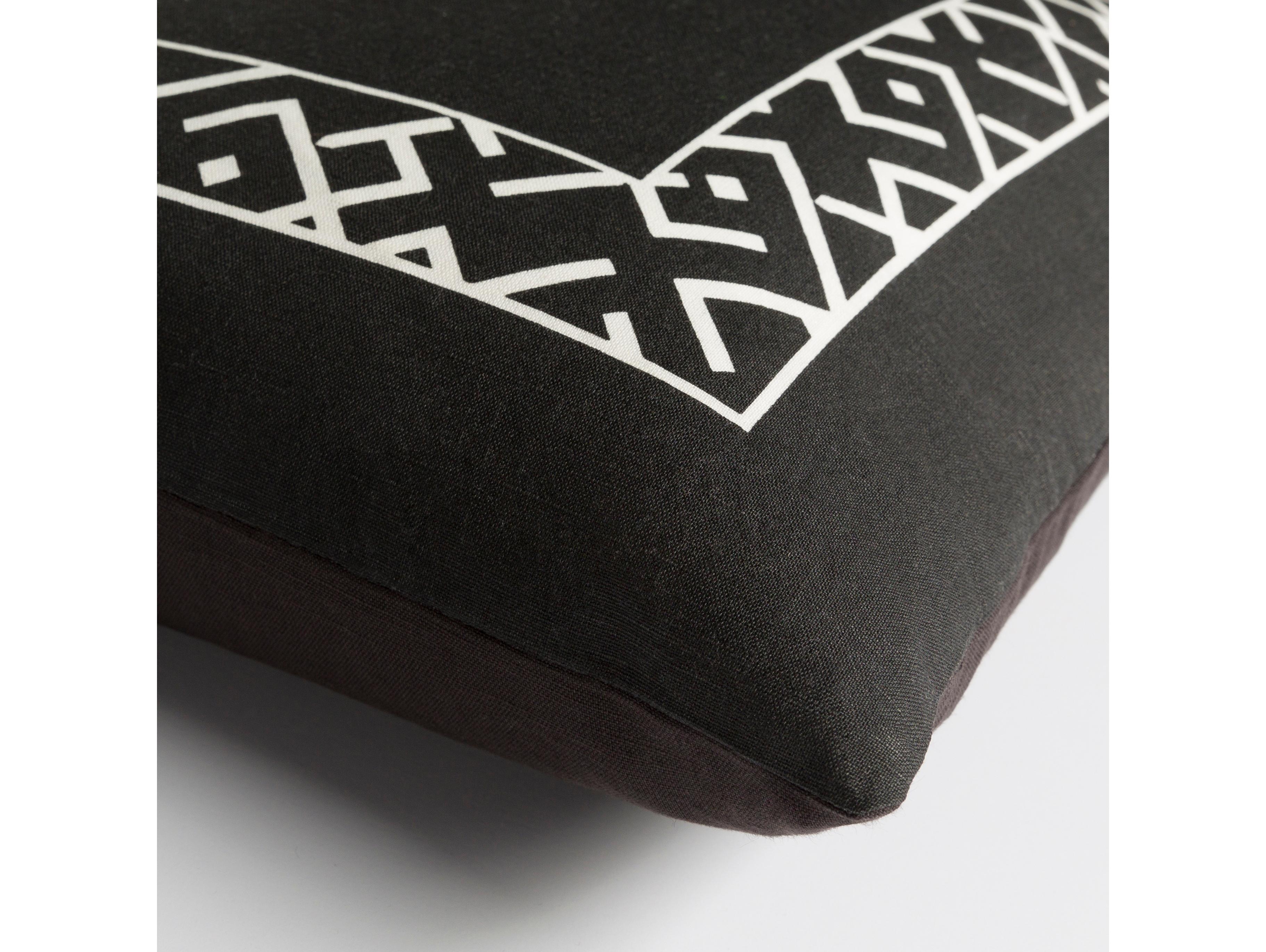 Surya Ethiopia Black Pillow