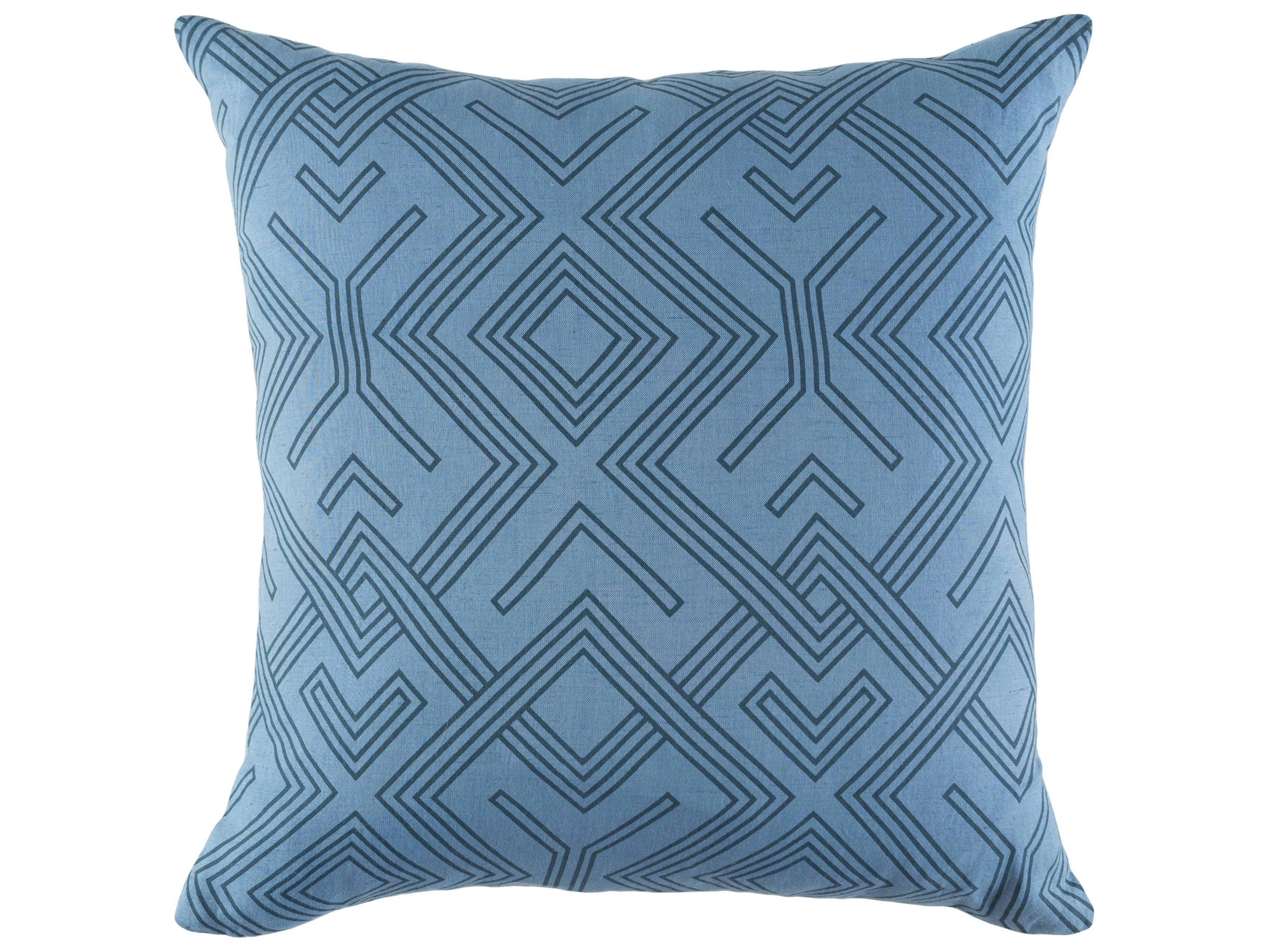Surya Ethiopia Blue Pillow