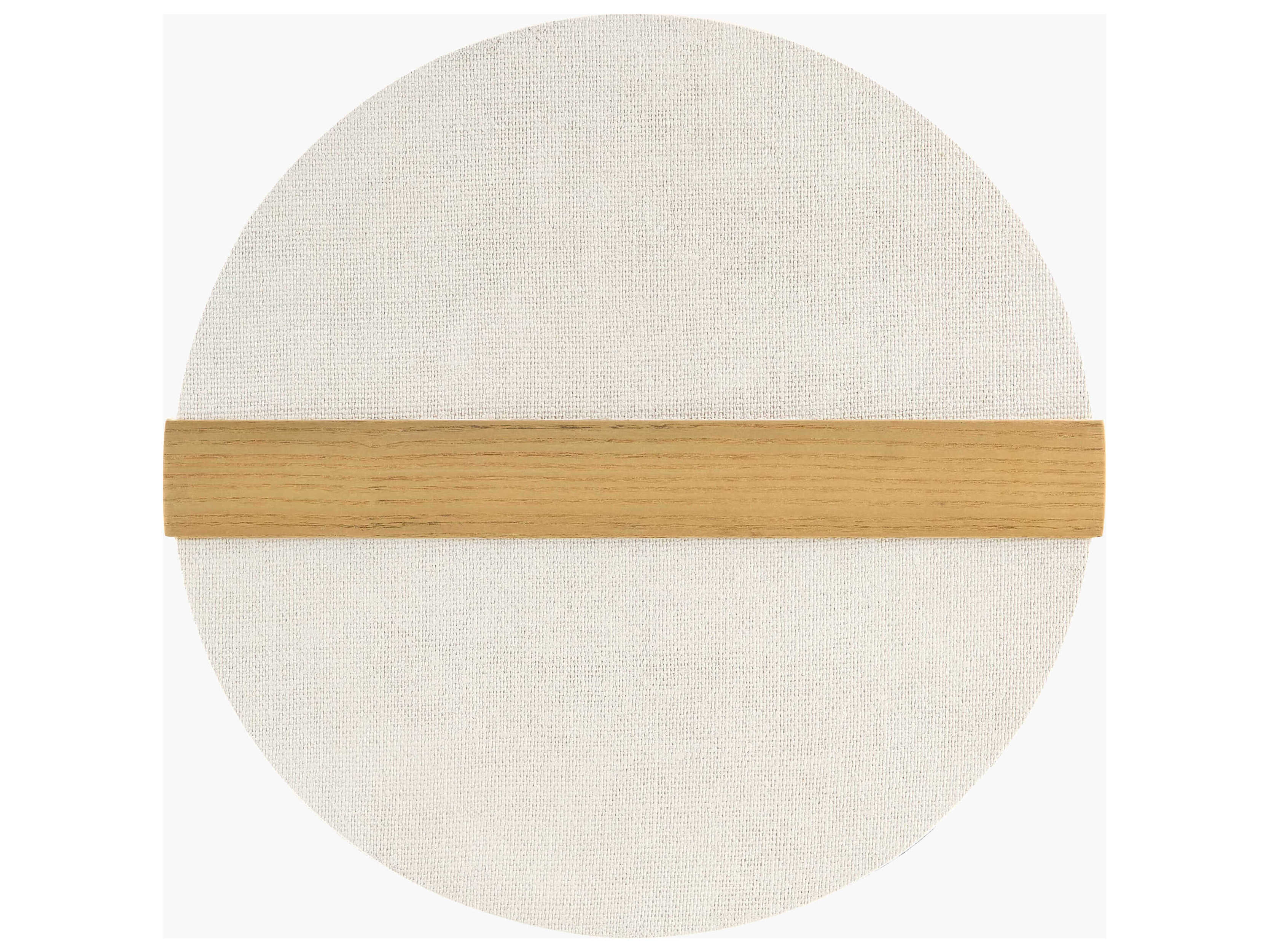 Surya Faron Round Resin Cream Brown End Table