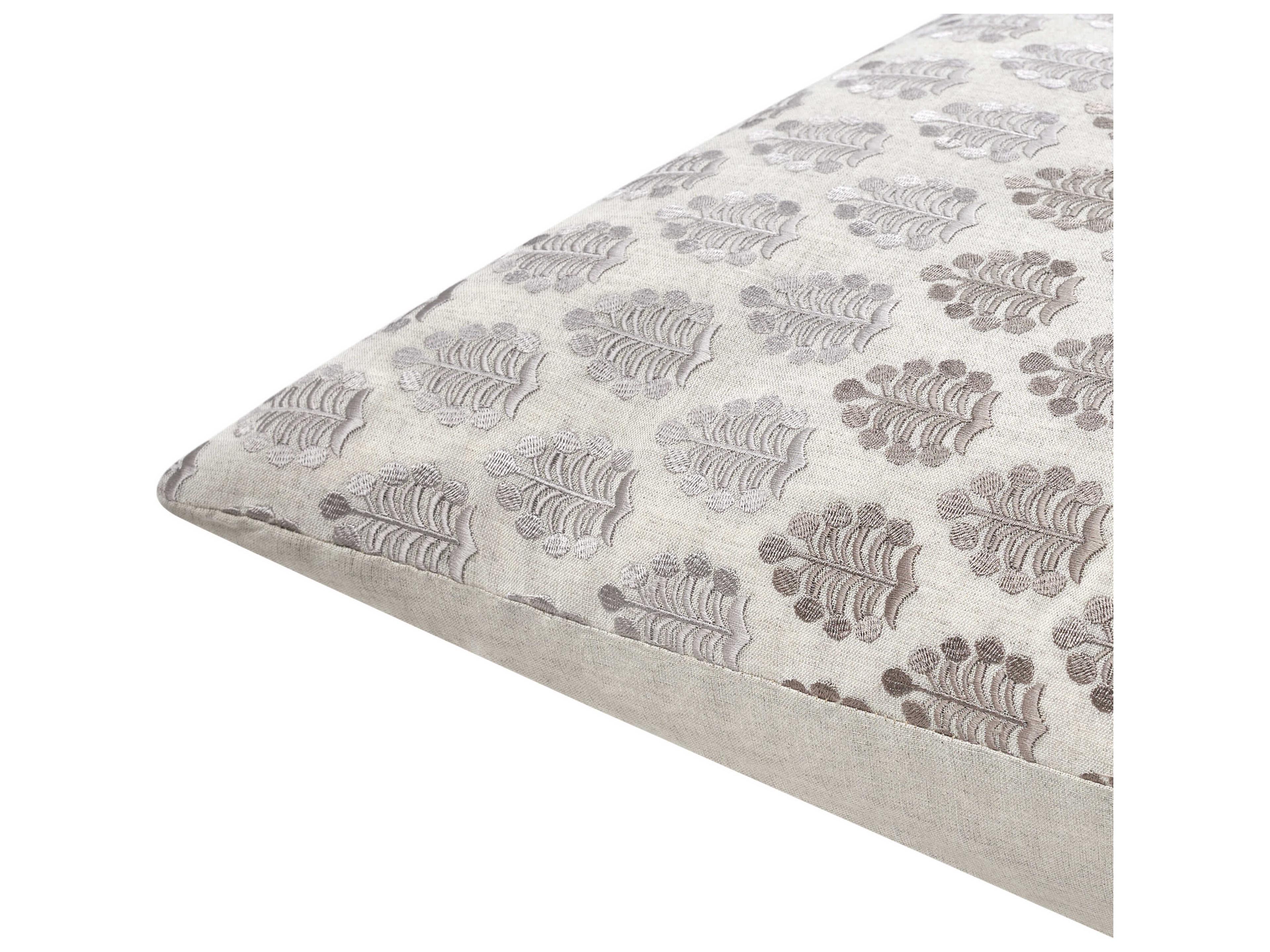 Surya Fabuleuse Light Gray Pillow