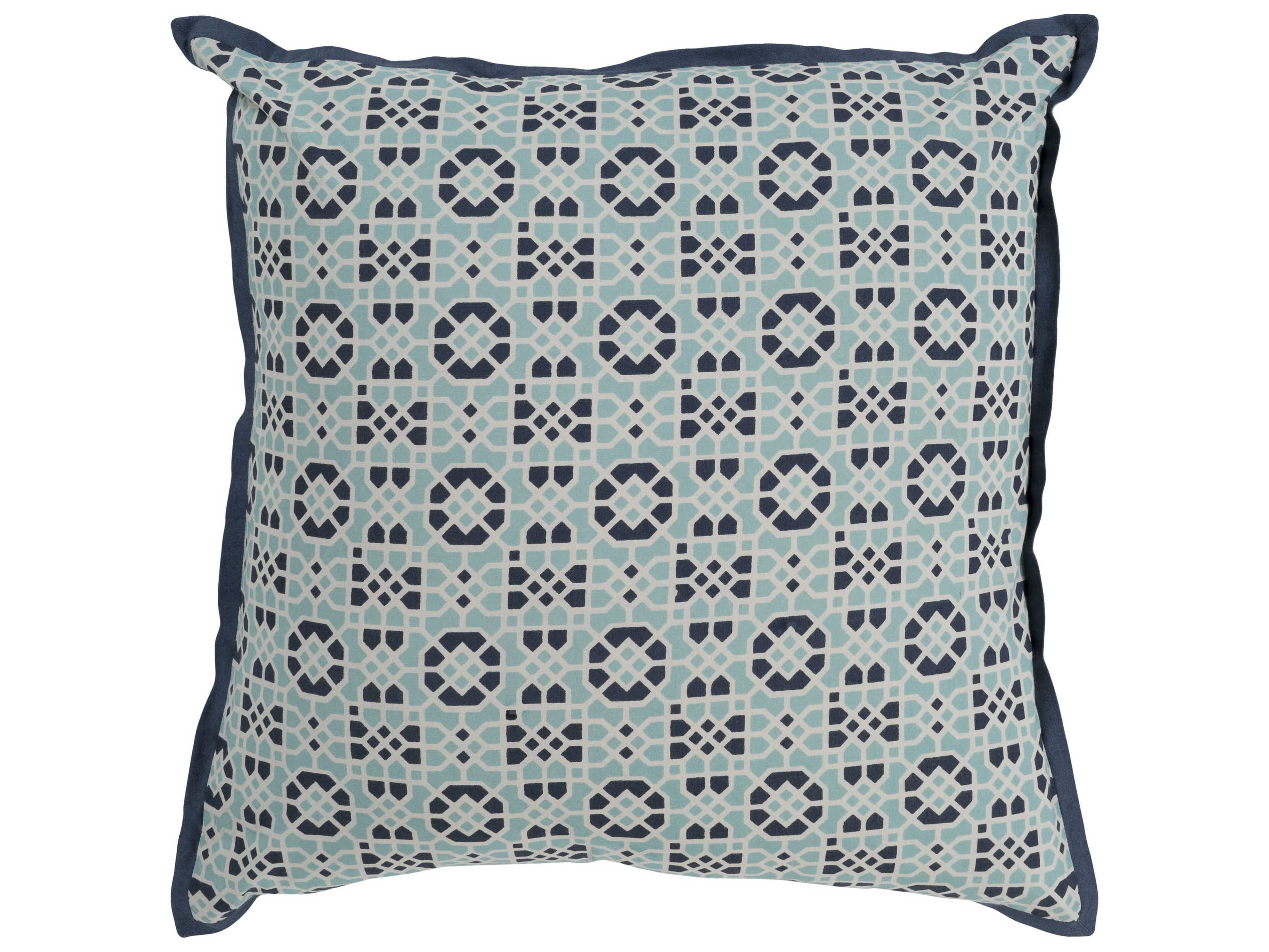 Surya Francesco Blue Pillow
