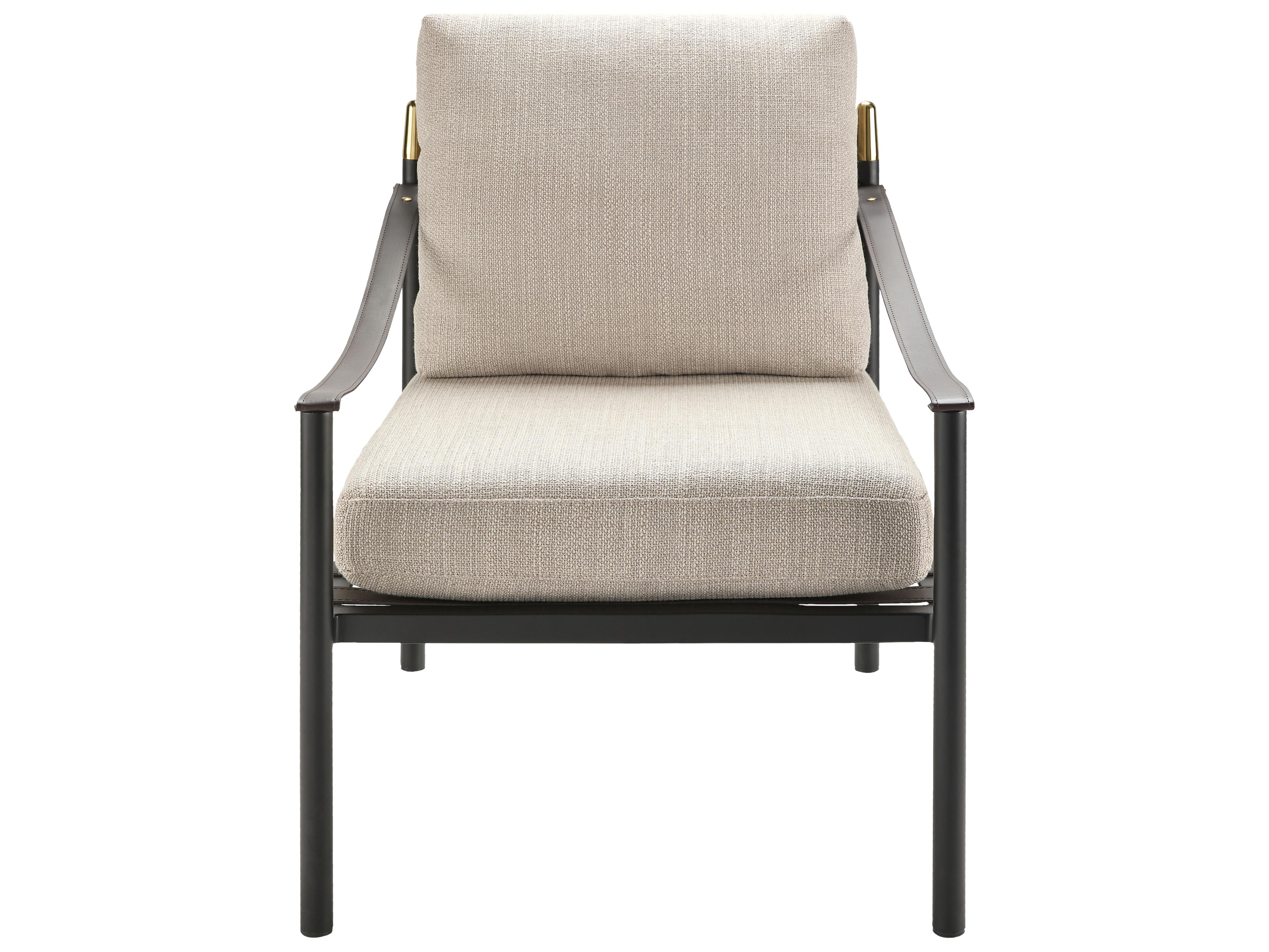 Surya Frank Gray Fabric Accent Chair