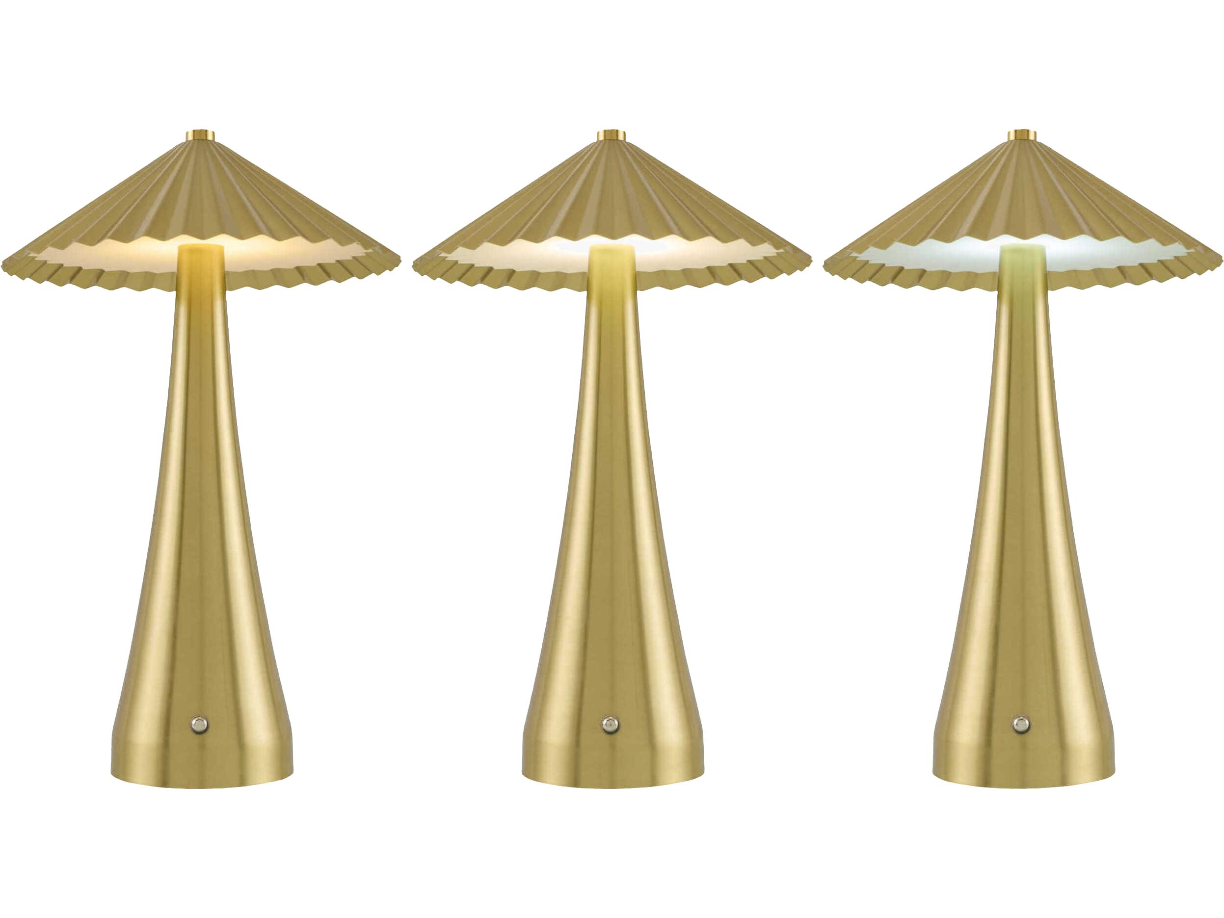 Surya Furnas Metallic Brass Table Lamp