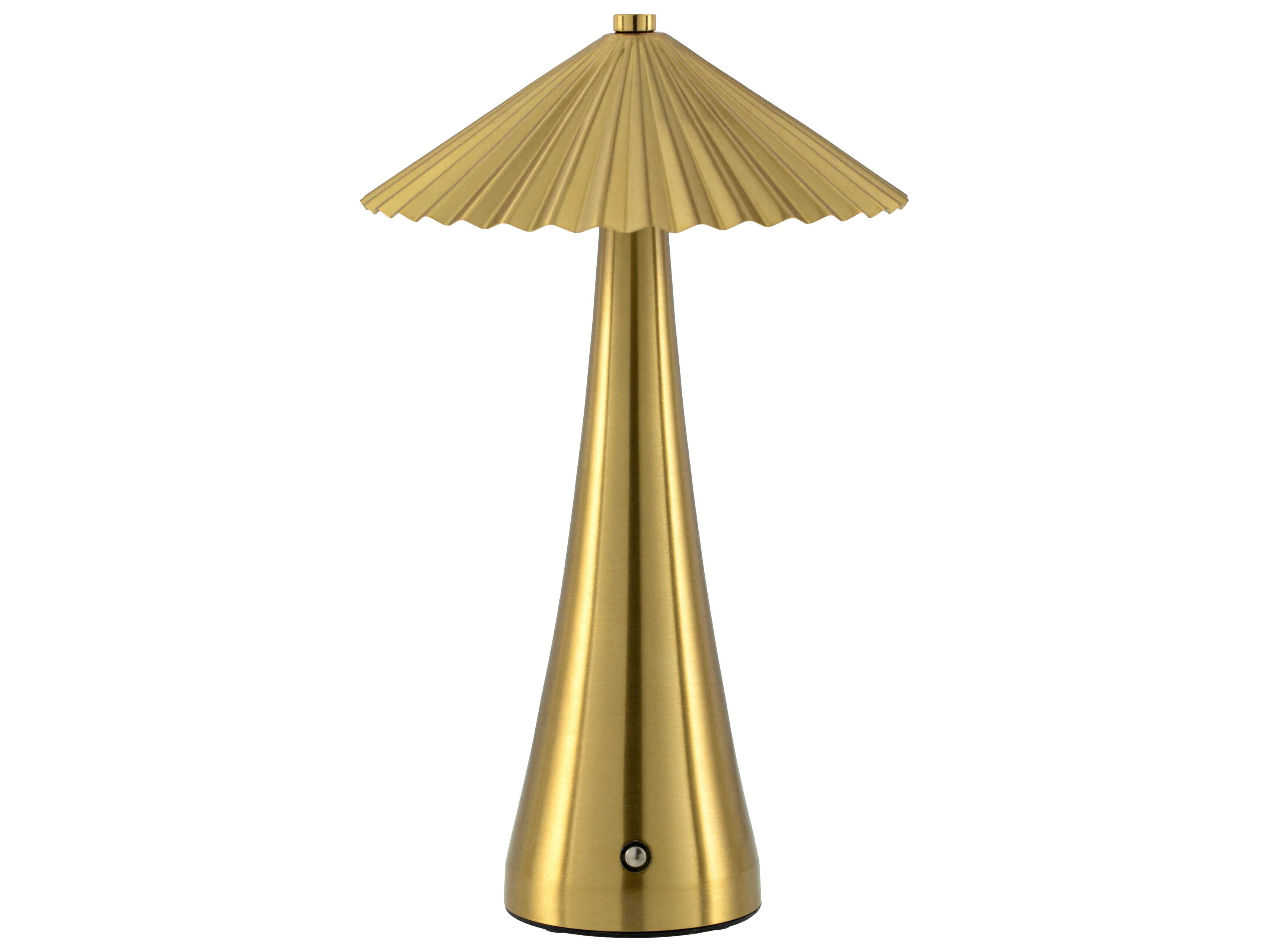 Surya Furnas Metallic Brass Table Lamp