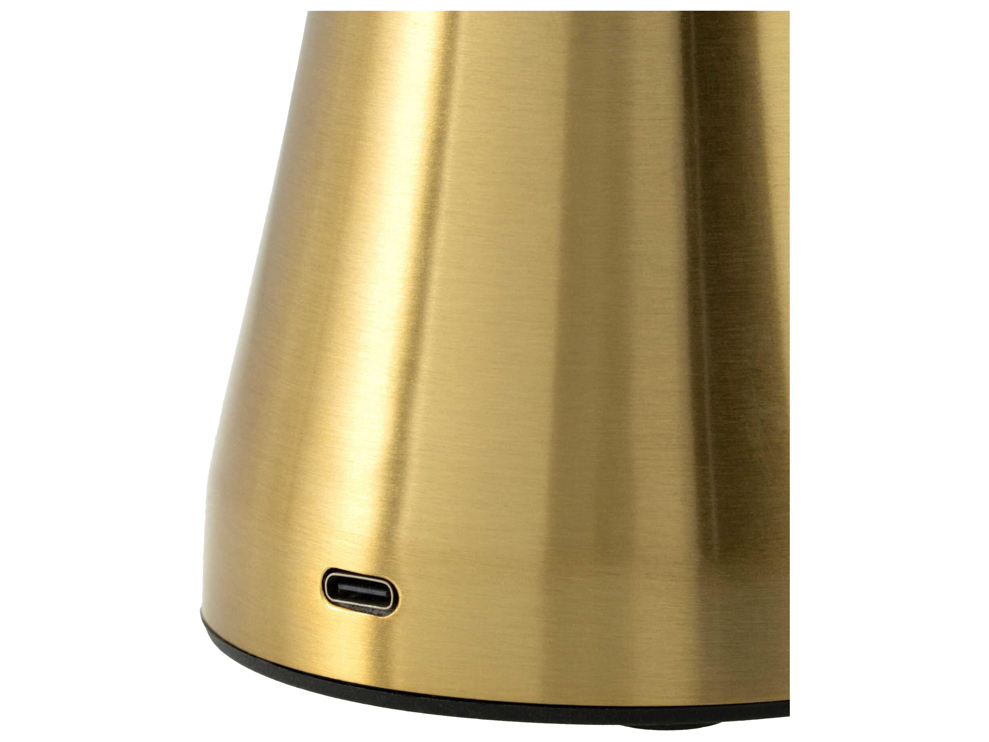 Surya Furnas Metallic Brass Table Lamp