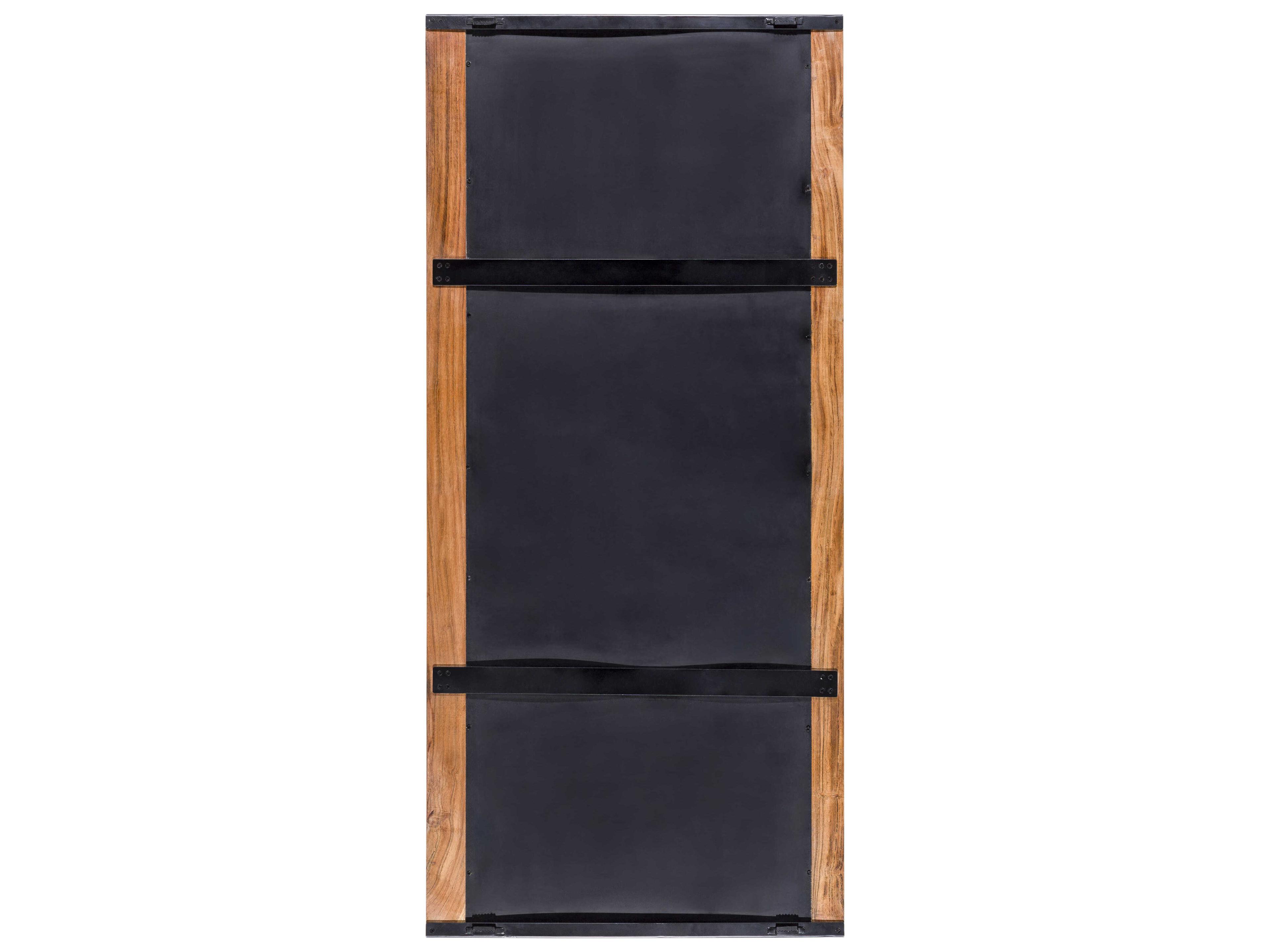 Surya Fujian Brown Rectangular Floor Mirror