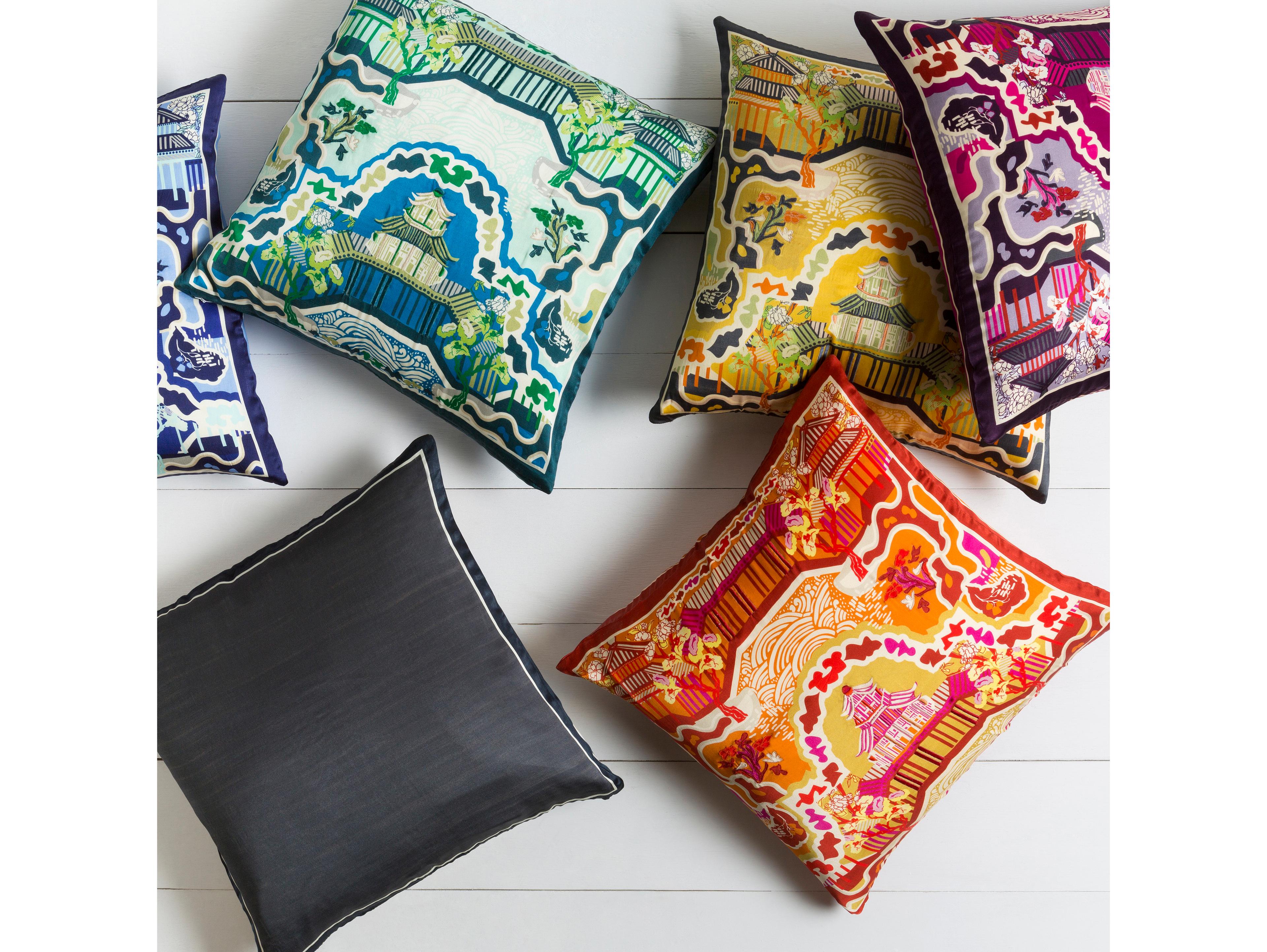 Surya Geisha Plum Pillow