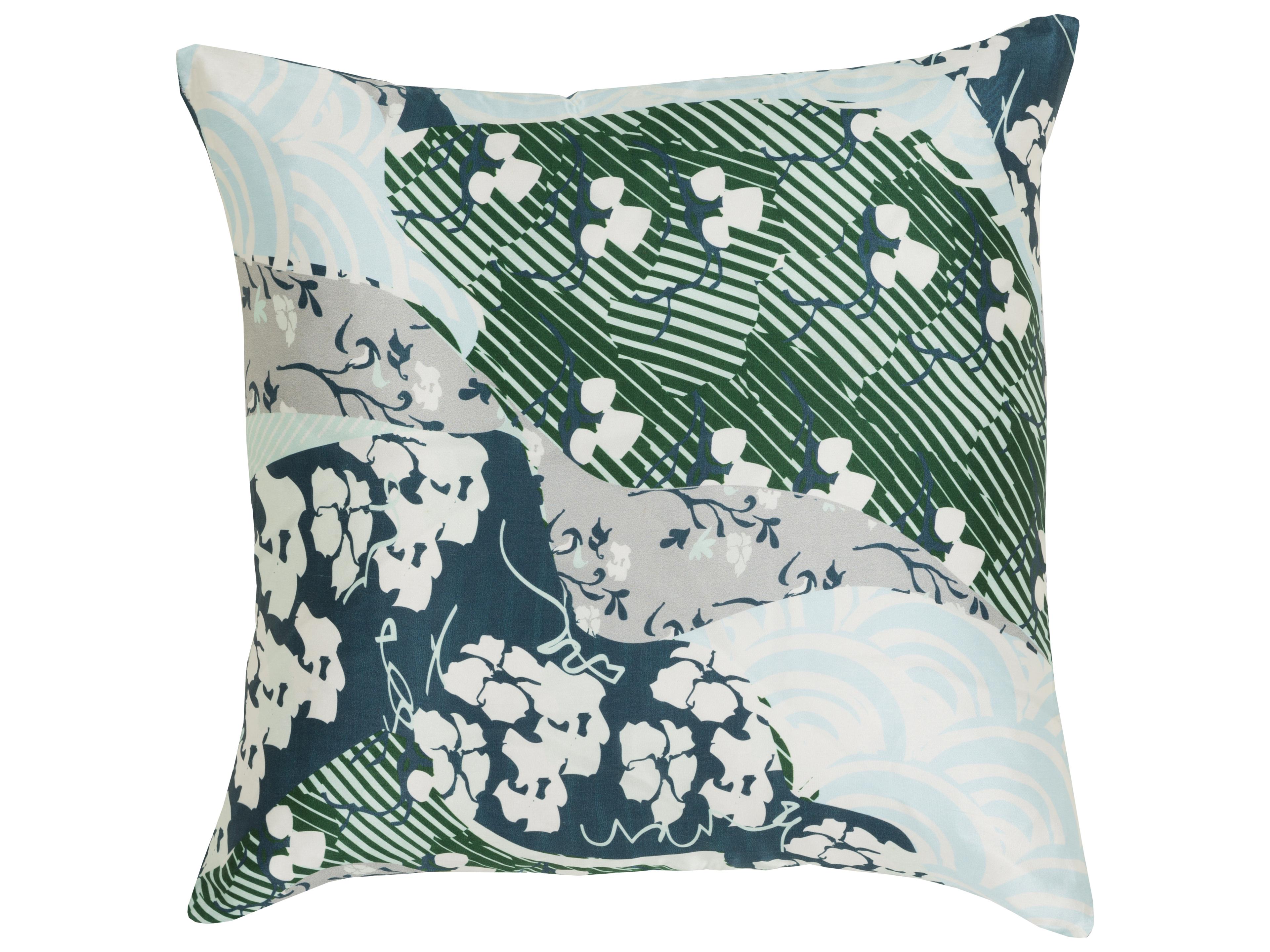 Surya Geisha Dark Green Pillow