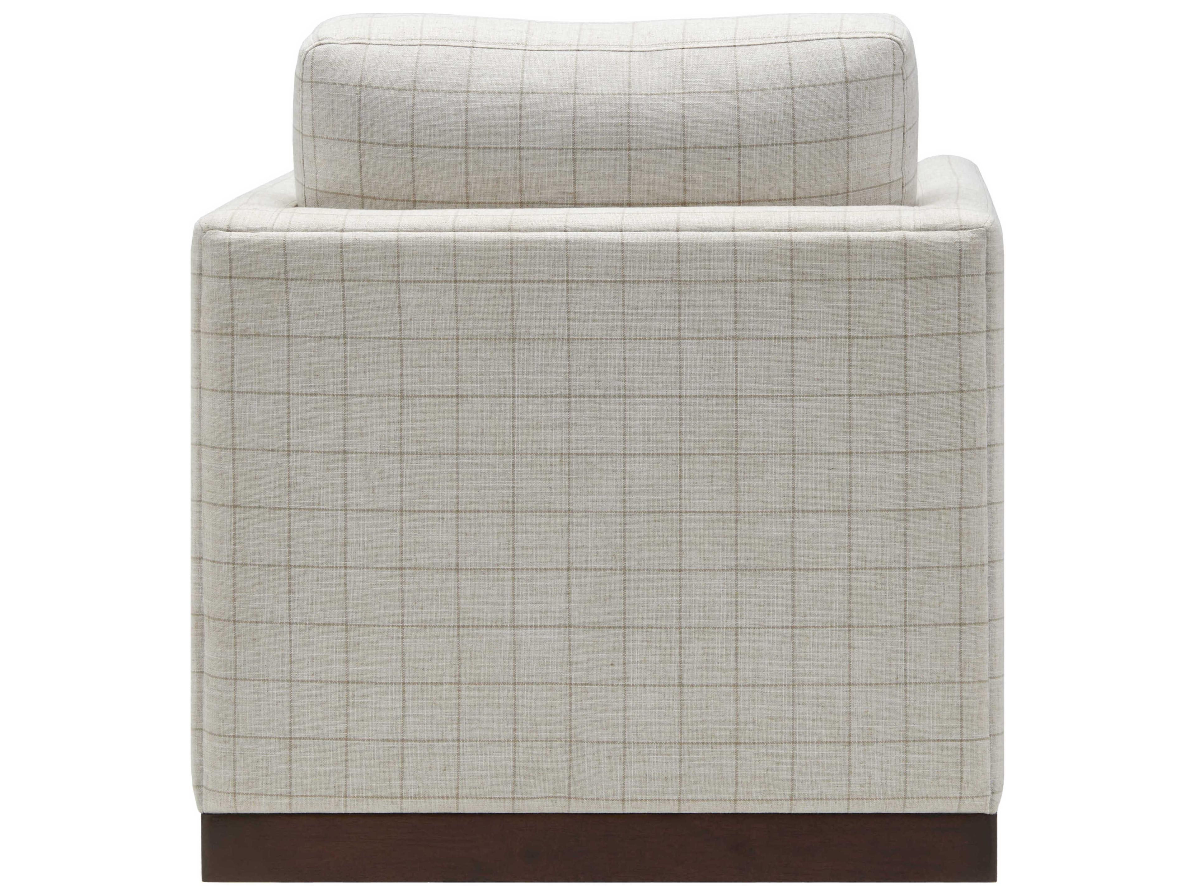 Surya Glendon Swivel Beige Accent Chair