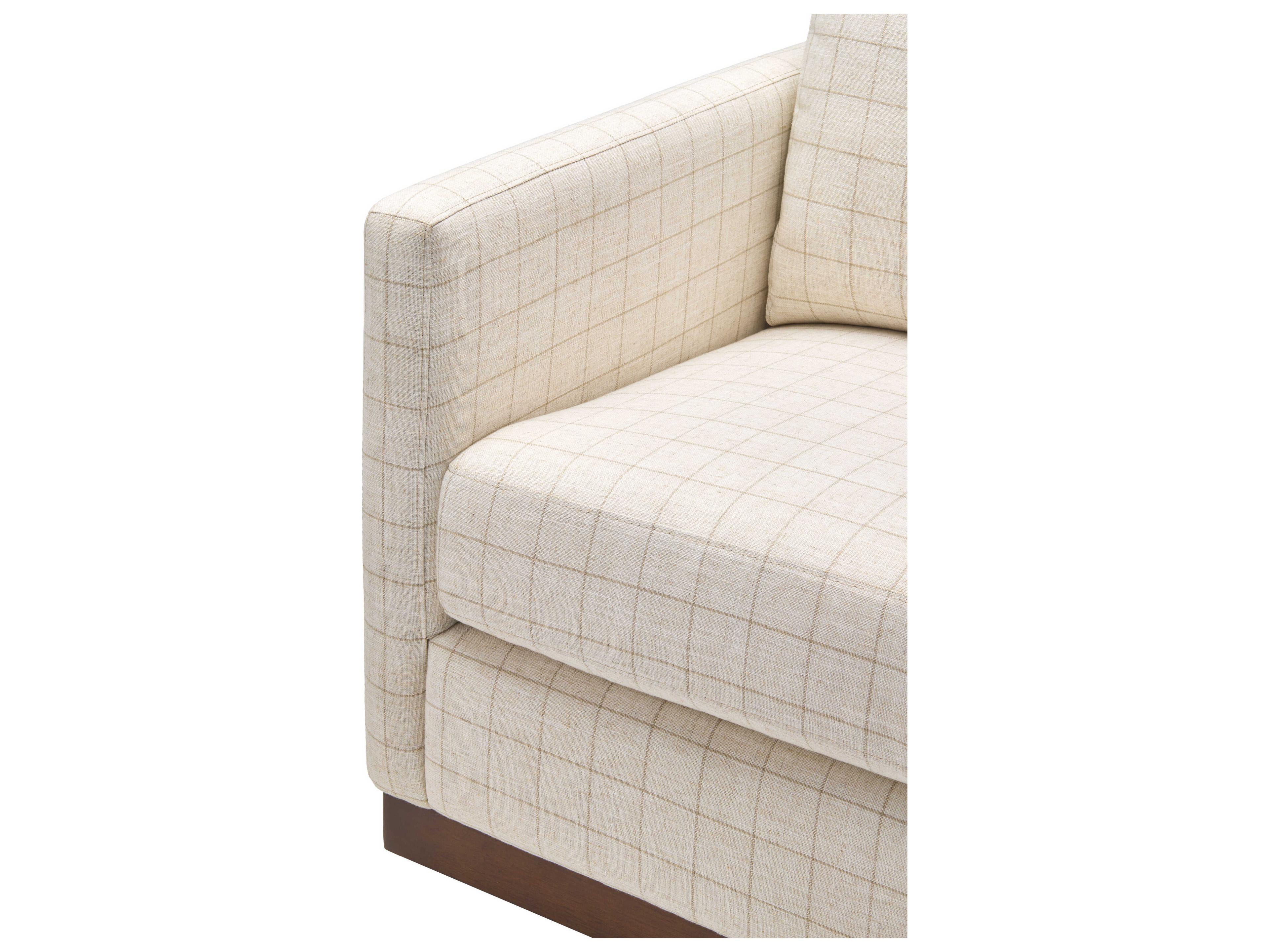 Surya Glendon Swivel Beige Accent Chair