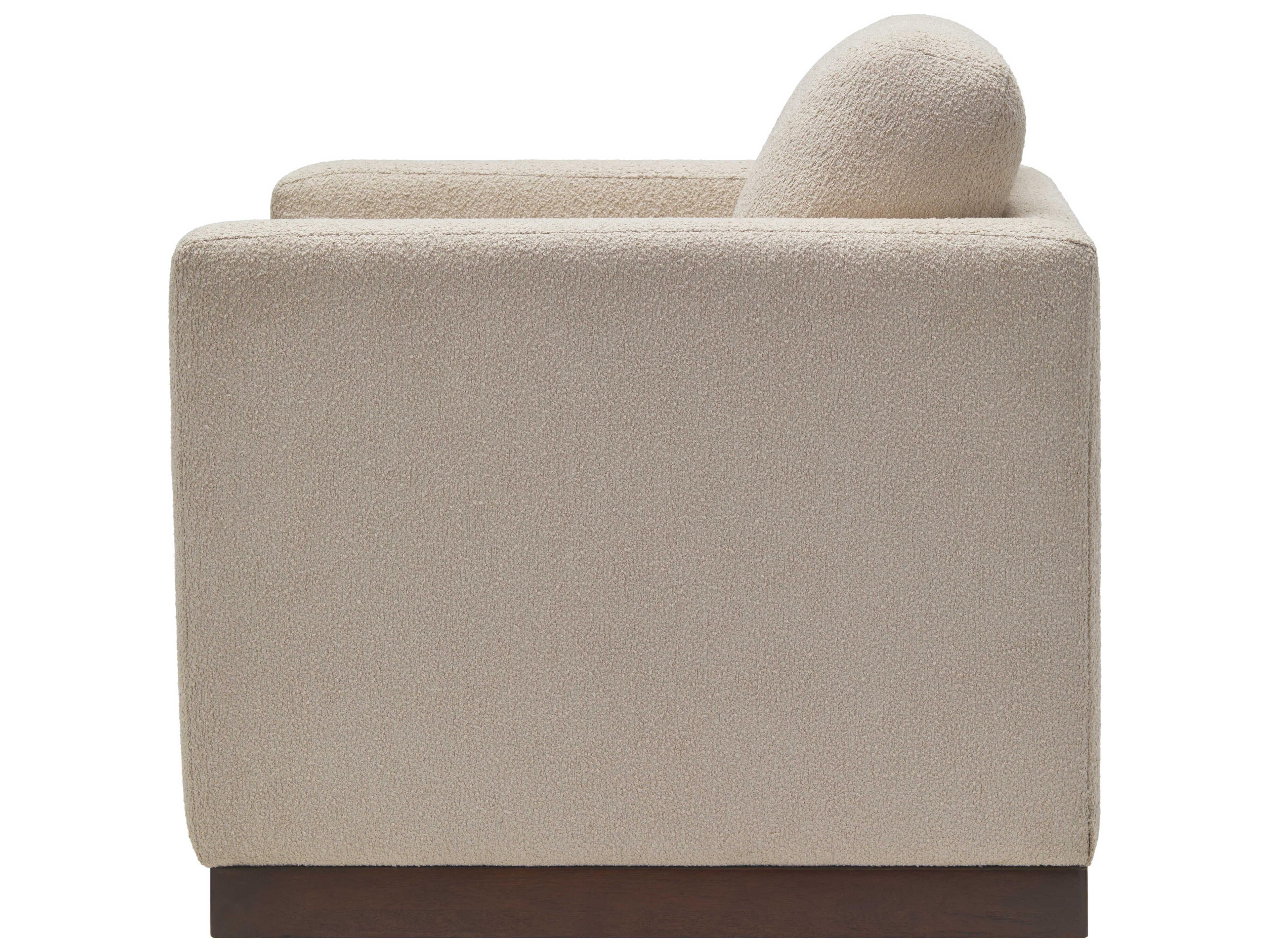 Surya Glendon Swivel Beige Accent Chair