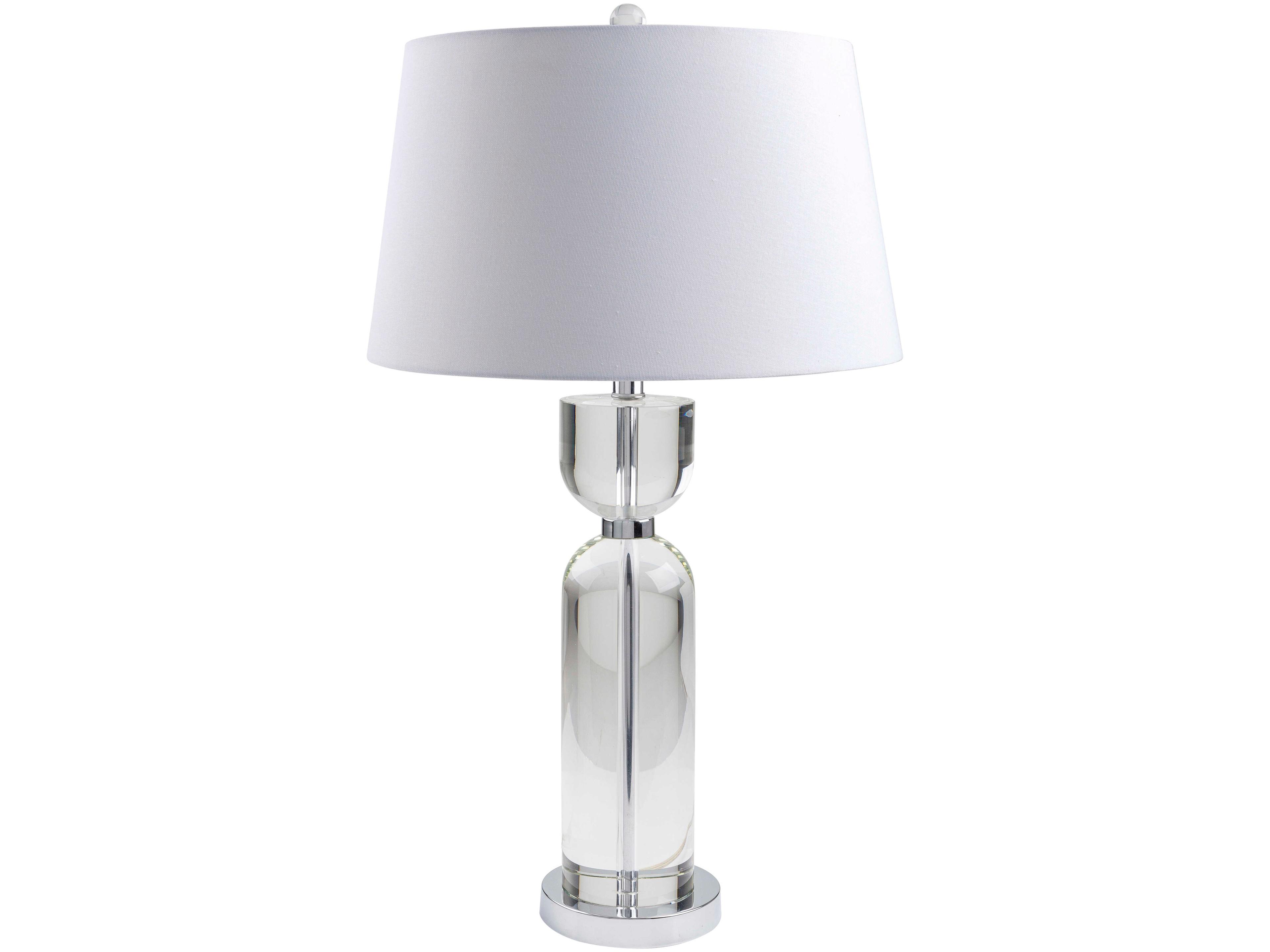 Surya Glamorous Clear Buffet Lamp