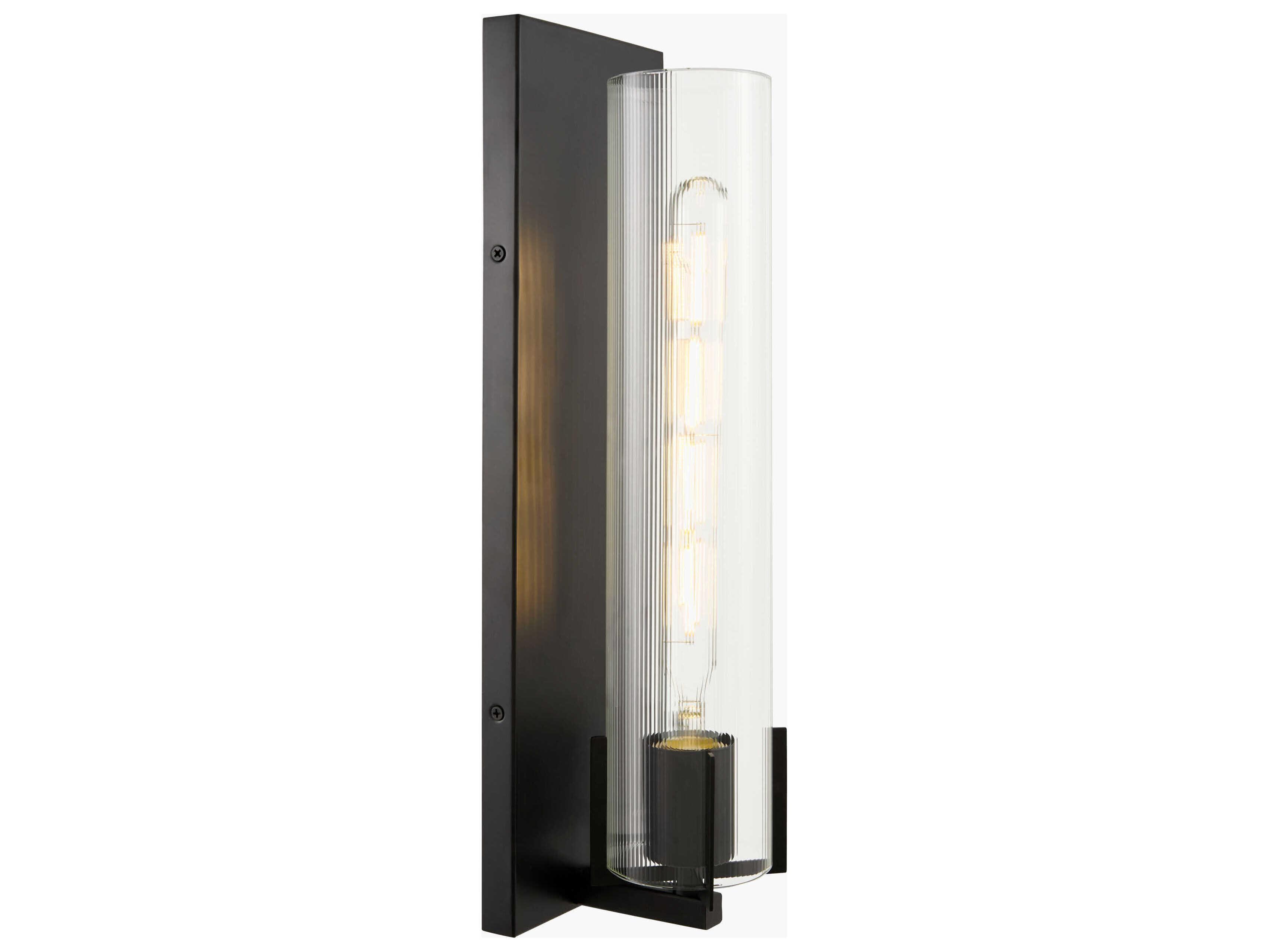 Surya Galve 1-Light Black Wall Sconce
