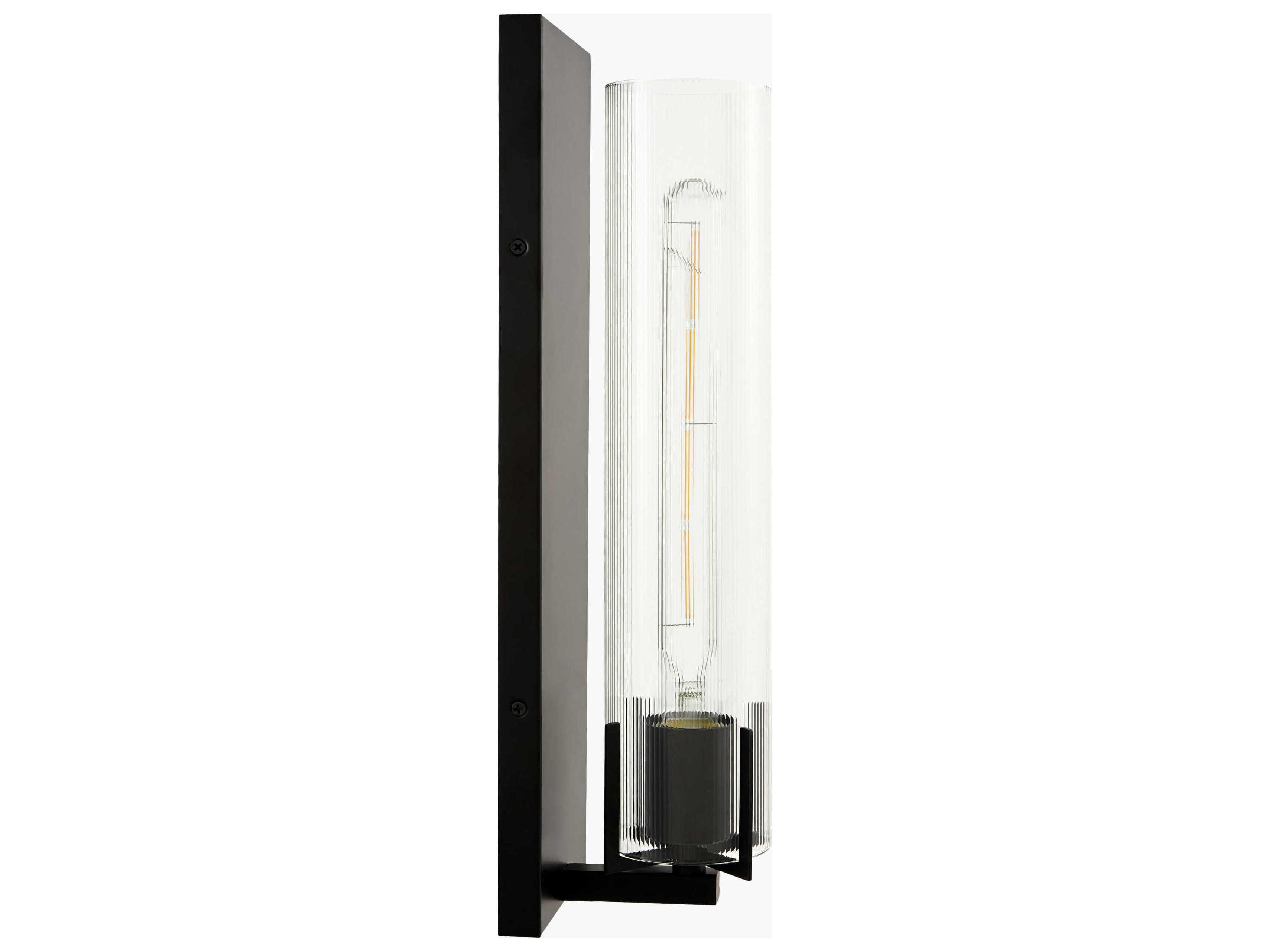 Surya Galve 1-Light Black Wall Sconce