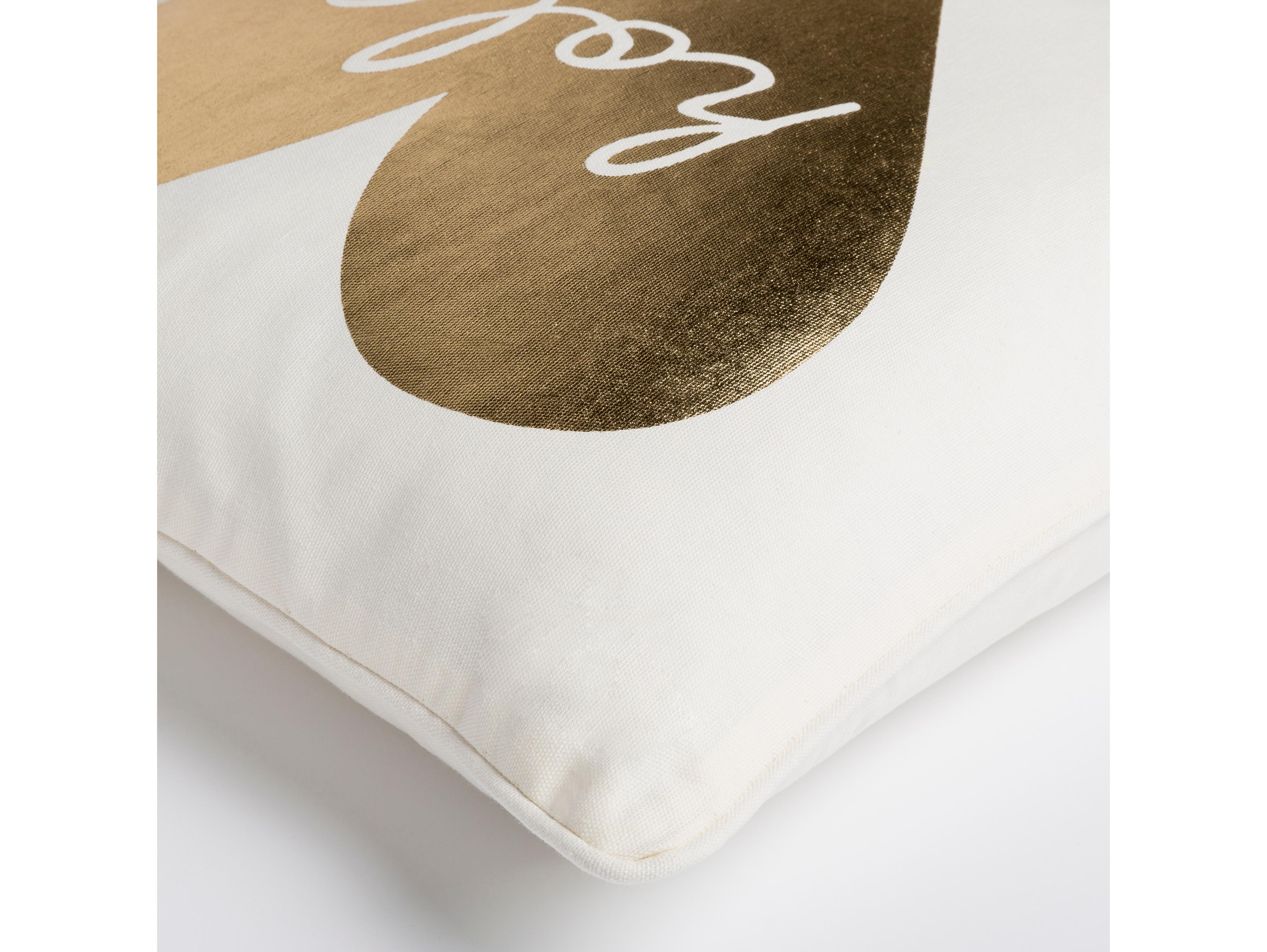 Surya Glyph White Pillow