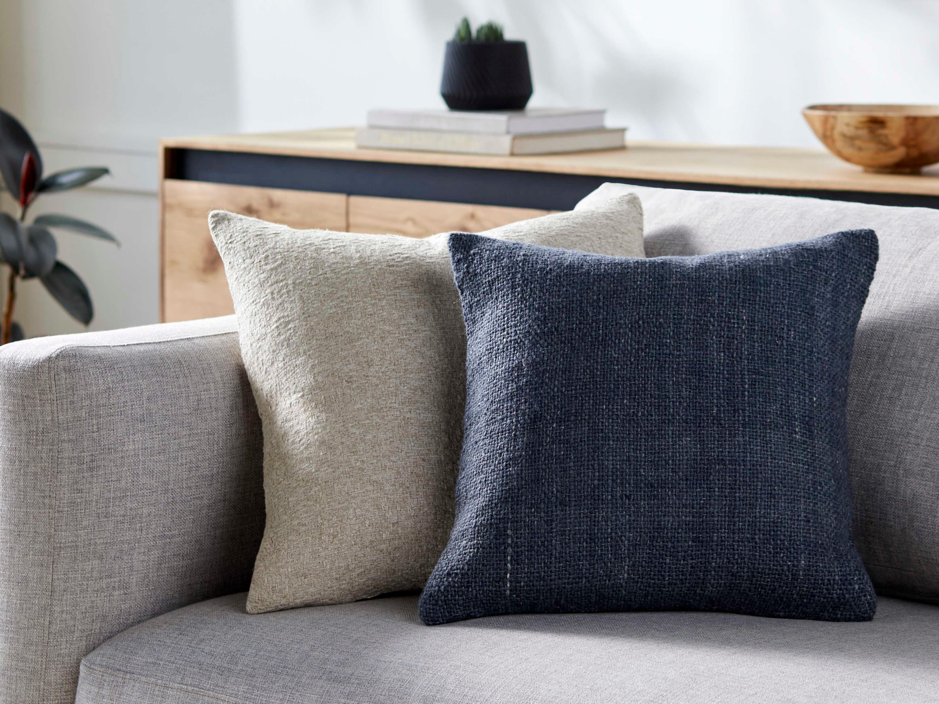 Surya Gammie Blue Pillow