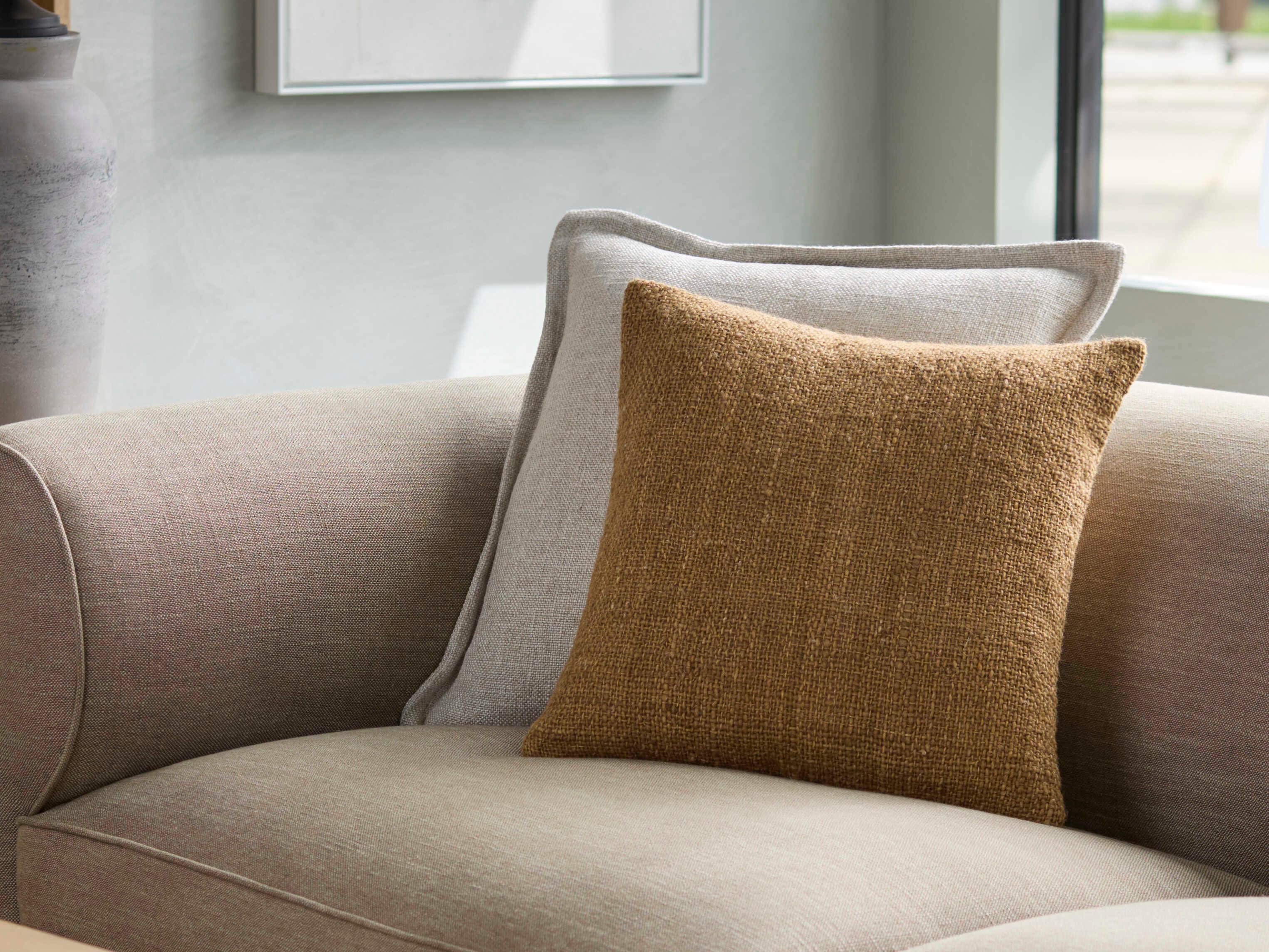 Surya Gammie Medium Brown Pillow