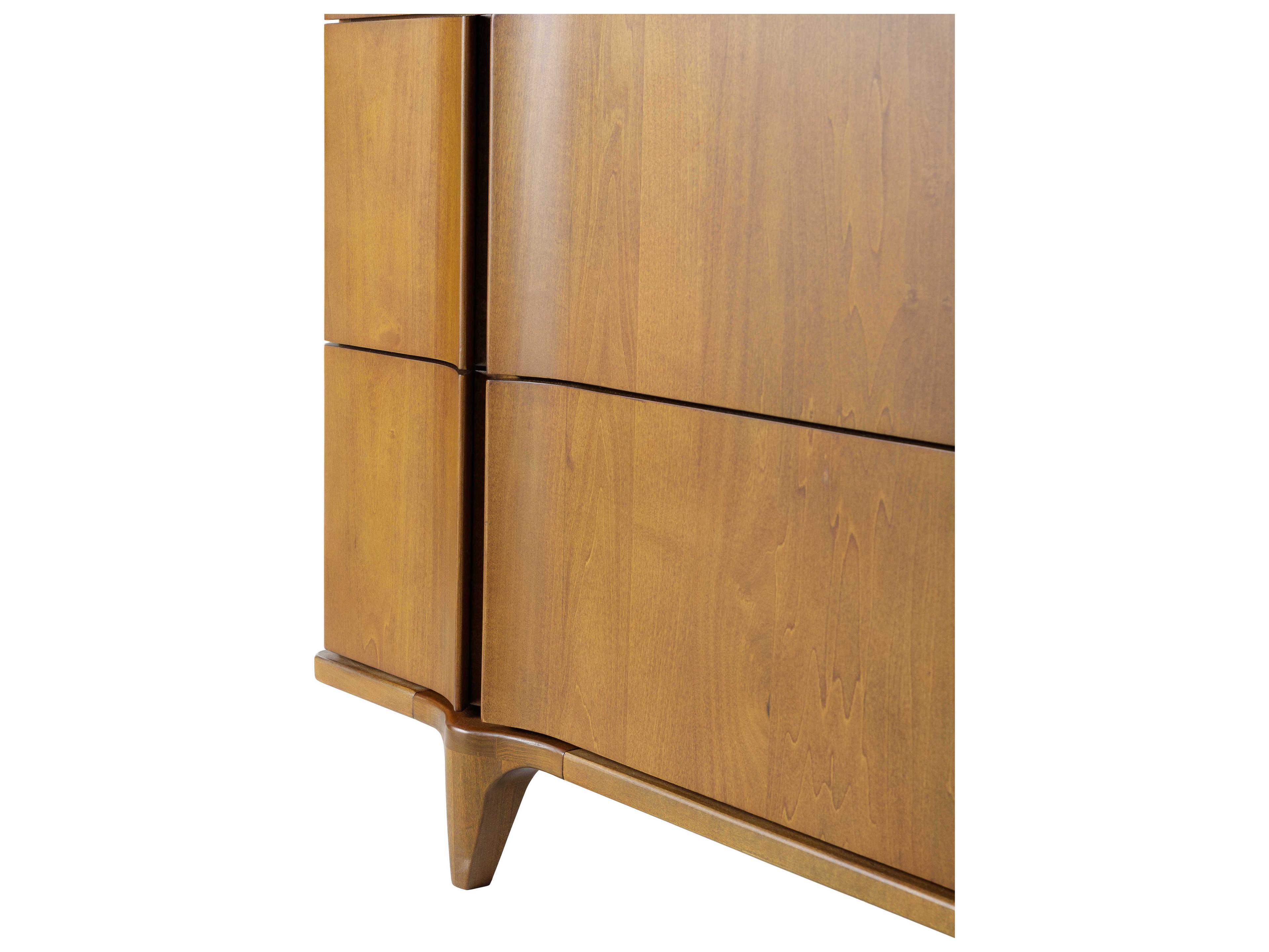 Surya Grande 6-Drawers Poplar Wood Double Dresser