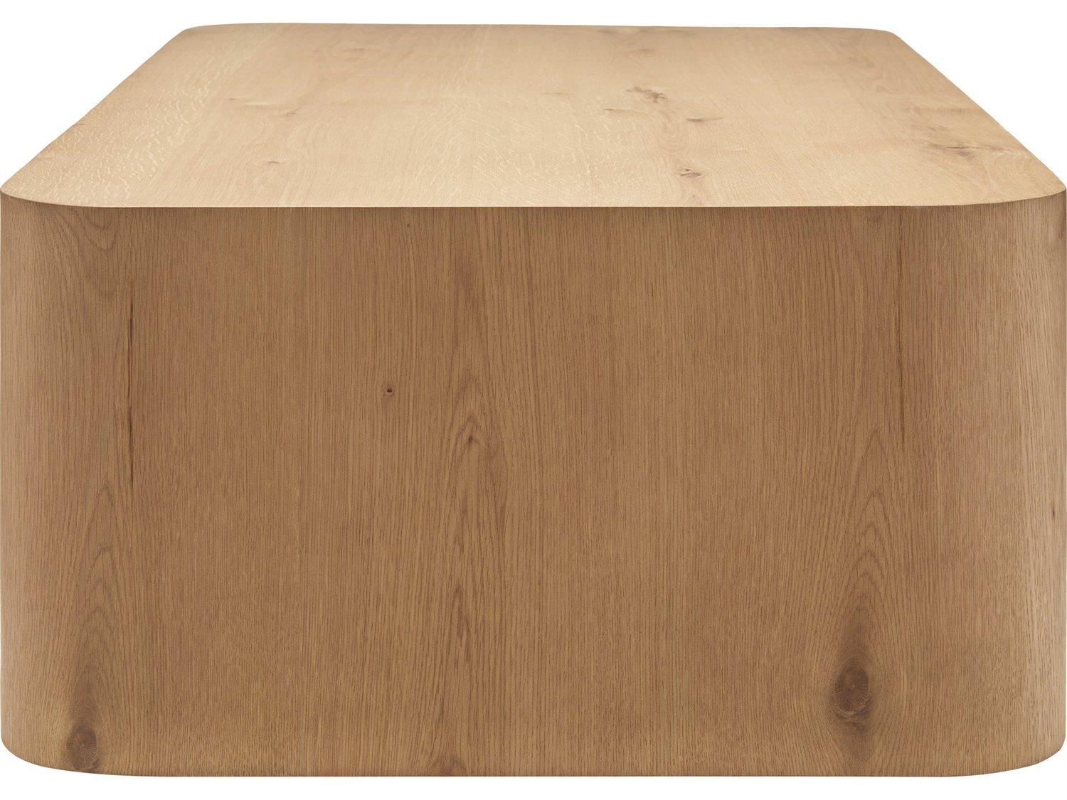 Surya Grayson Rectangular Wood Brown Coffee Table