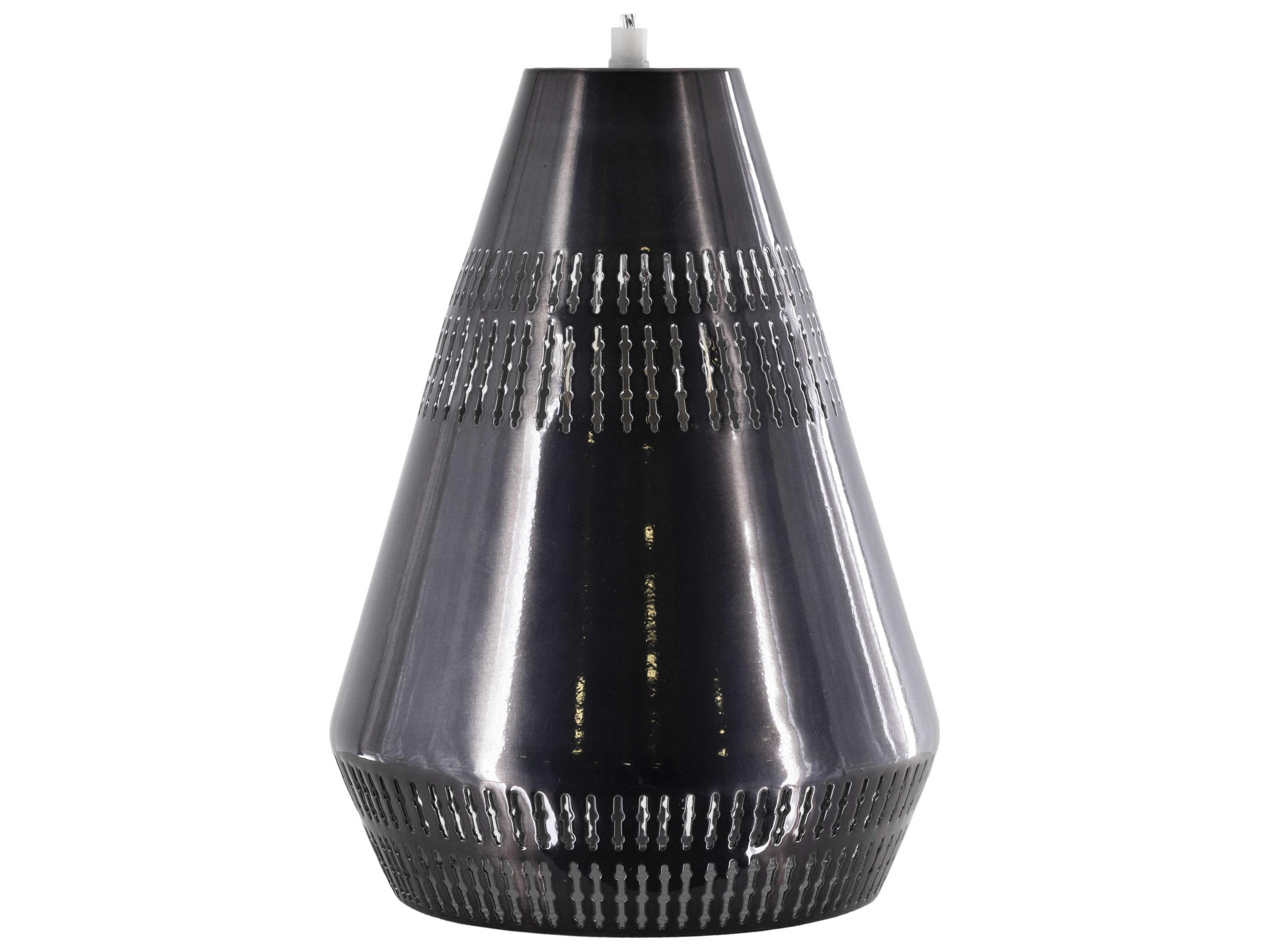 Surya Henrik 1-Light Black Mini Pendant