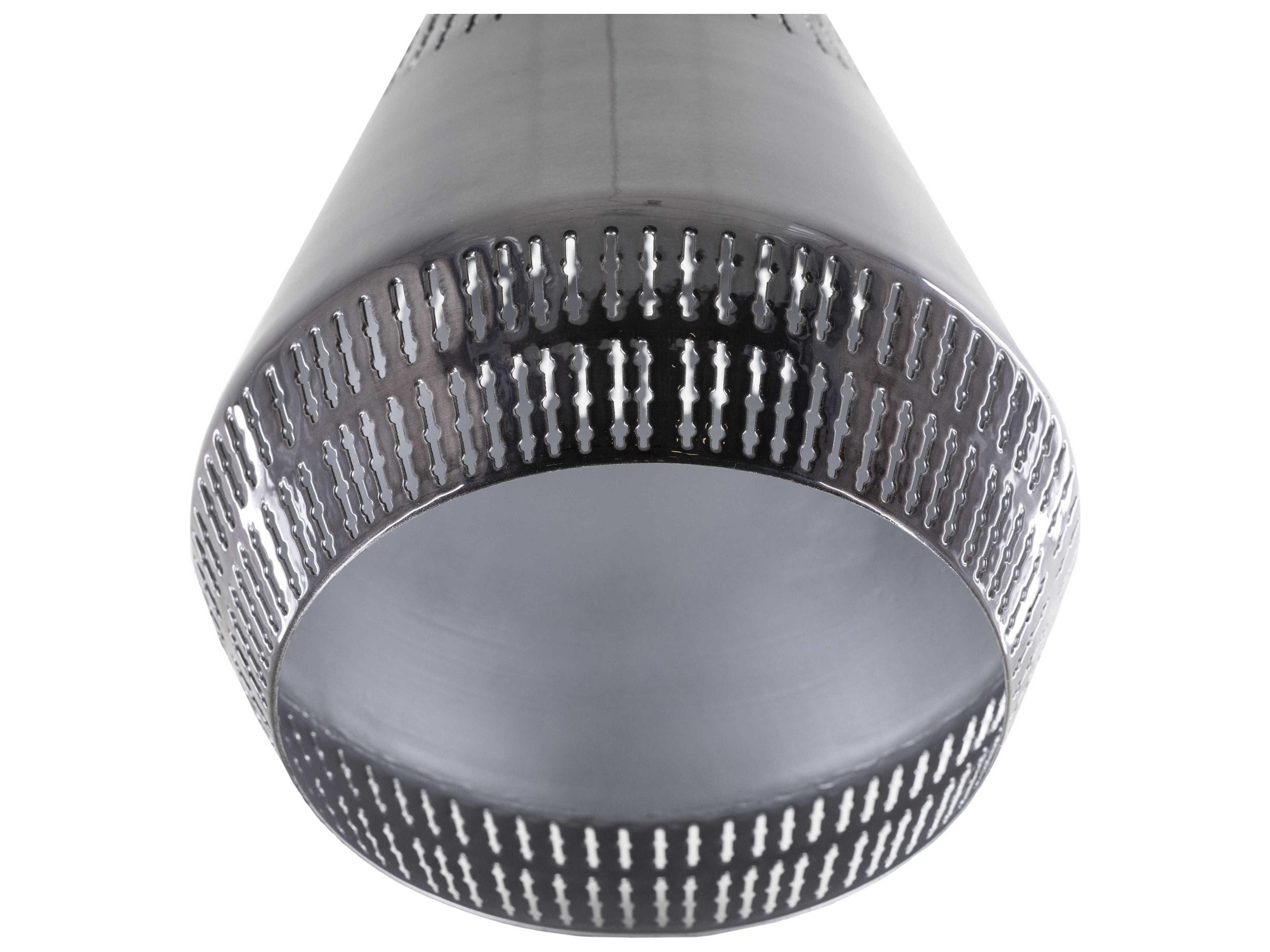 Surya Henrik 1-Light Black Mini Pendant