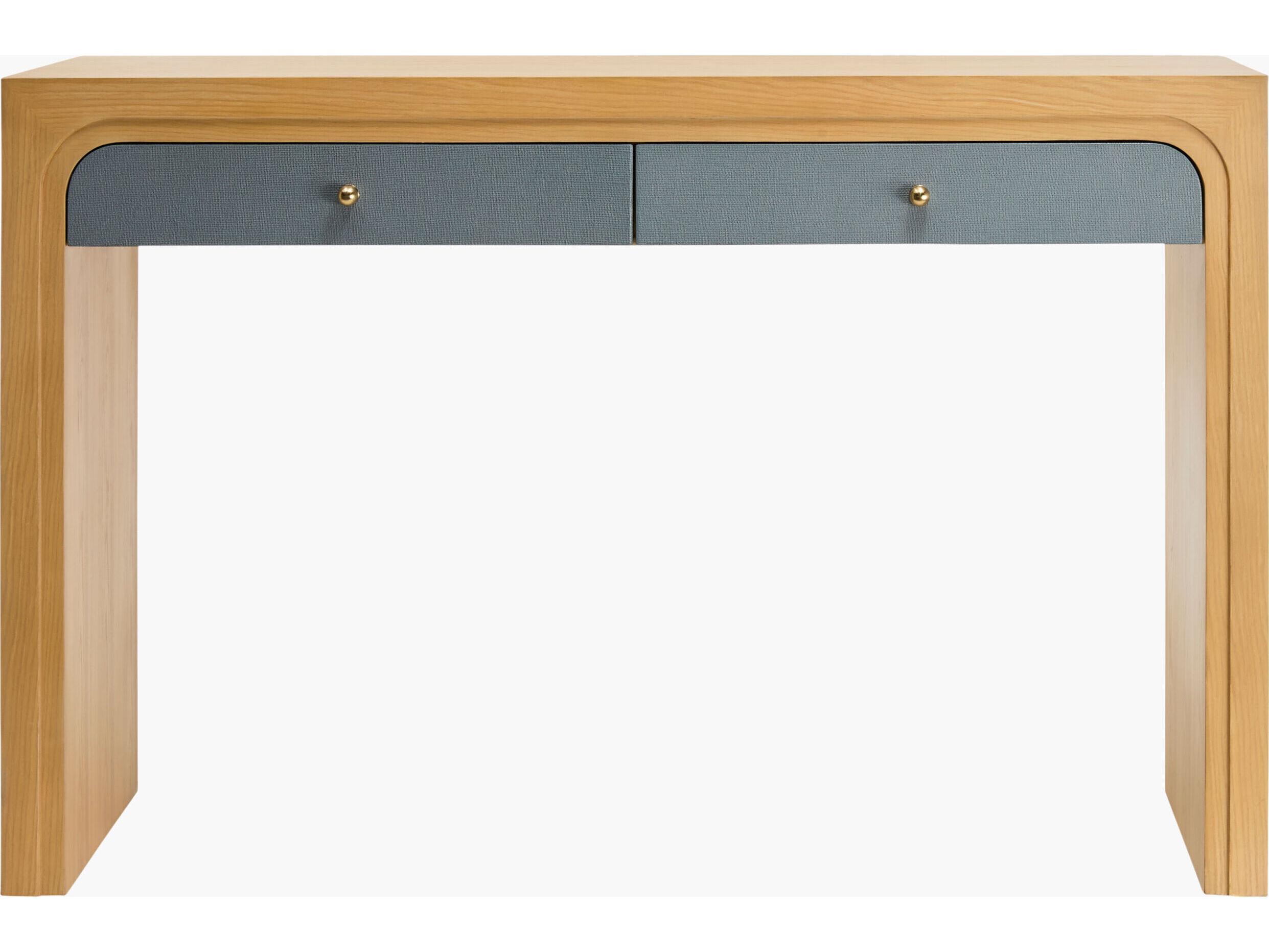 Surya Helene Rectangular Wood Black Console Table