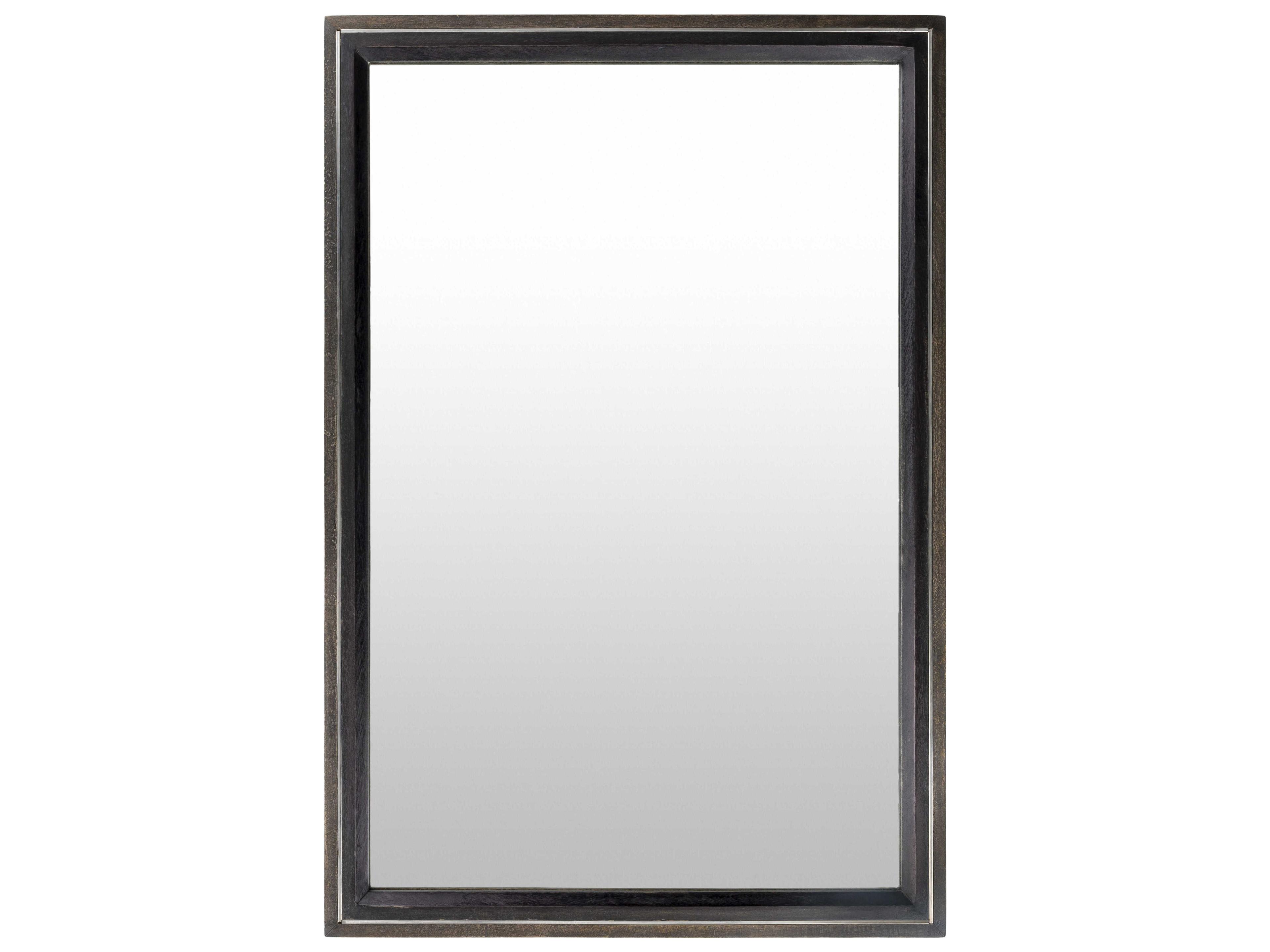 Surya Hanover Gray Rectangular Wall Mirror