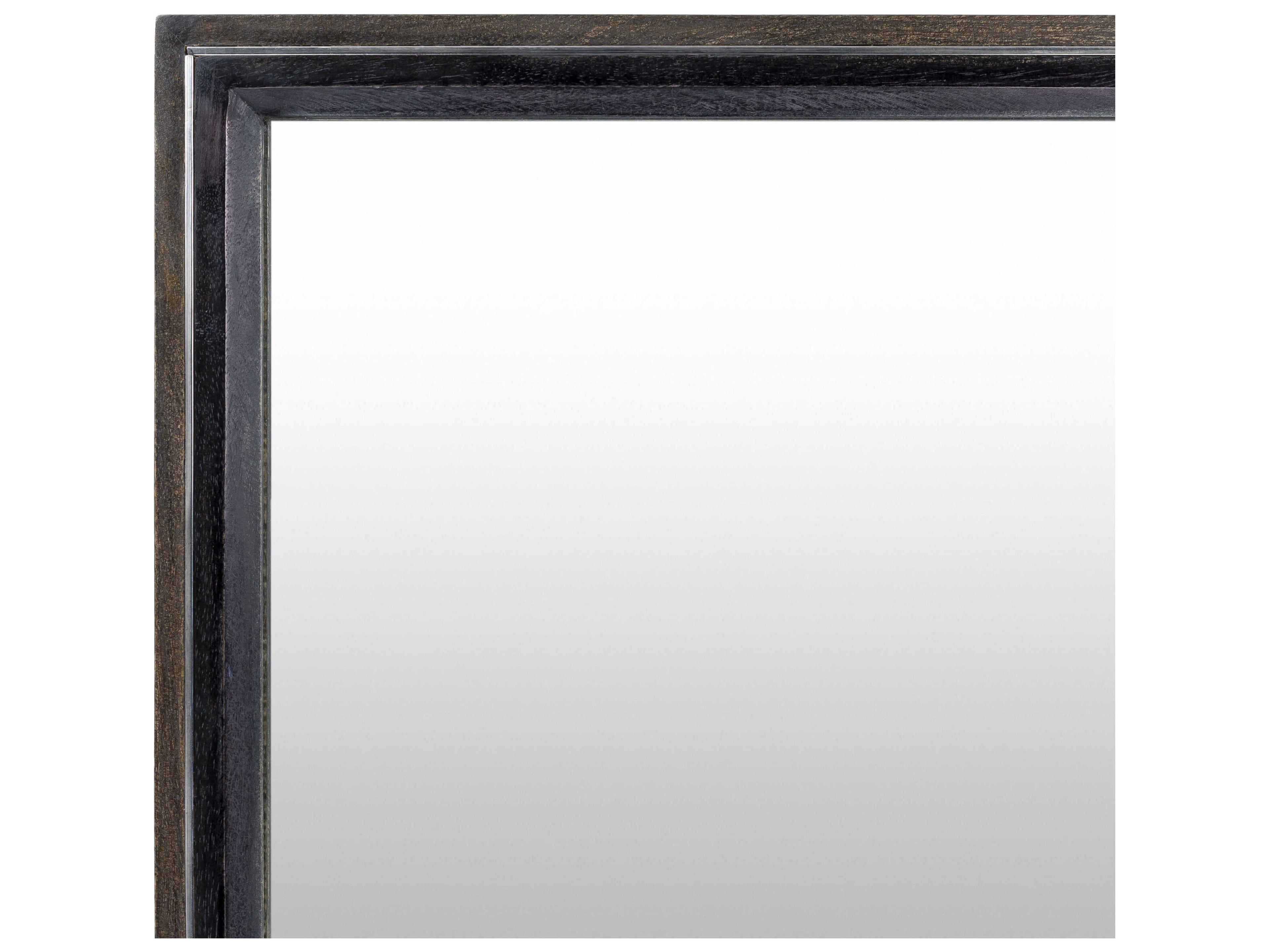 Surya Hanover Gray Rectangular Wall Mirror