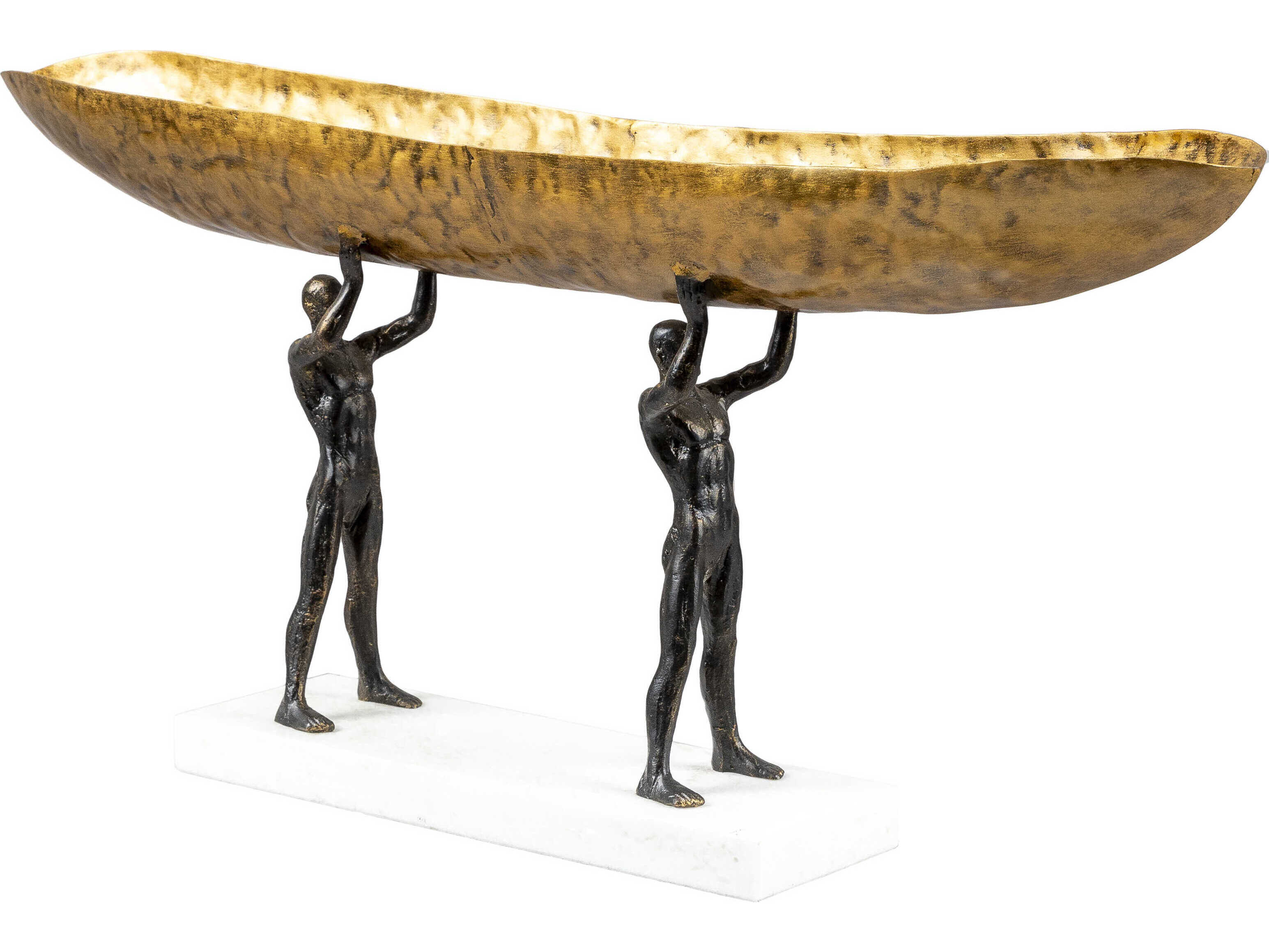 Surya Homo Sapiens Metallic Gold Decorative Bowl