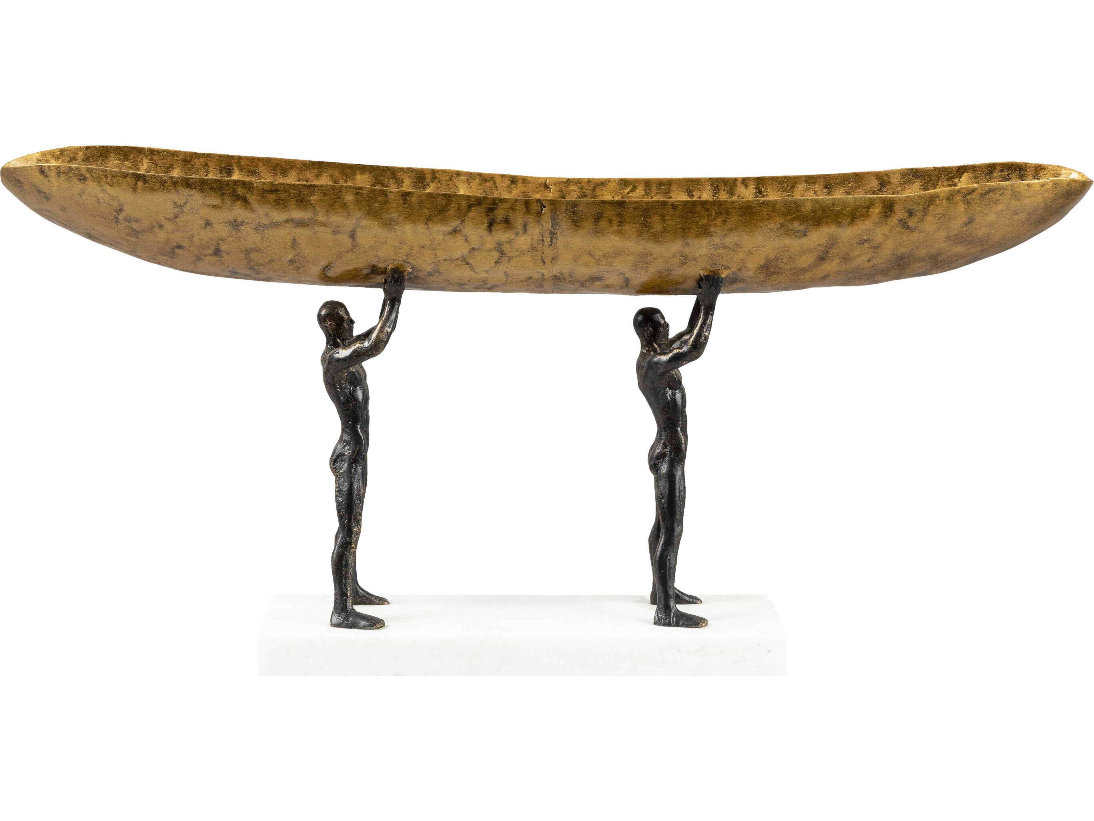 Surya Homo Sapiens Metallic Gold Decorative Bowl