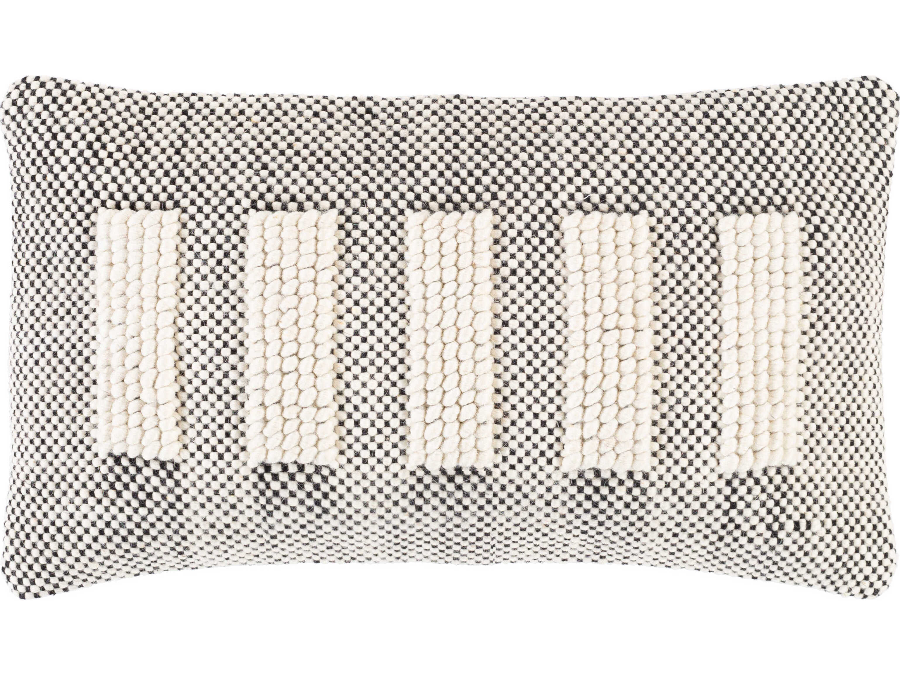 Surya Harlow Beige / Cream / Black Pillow