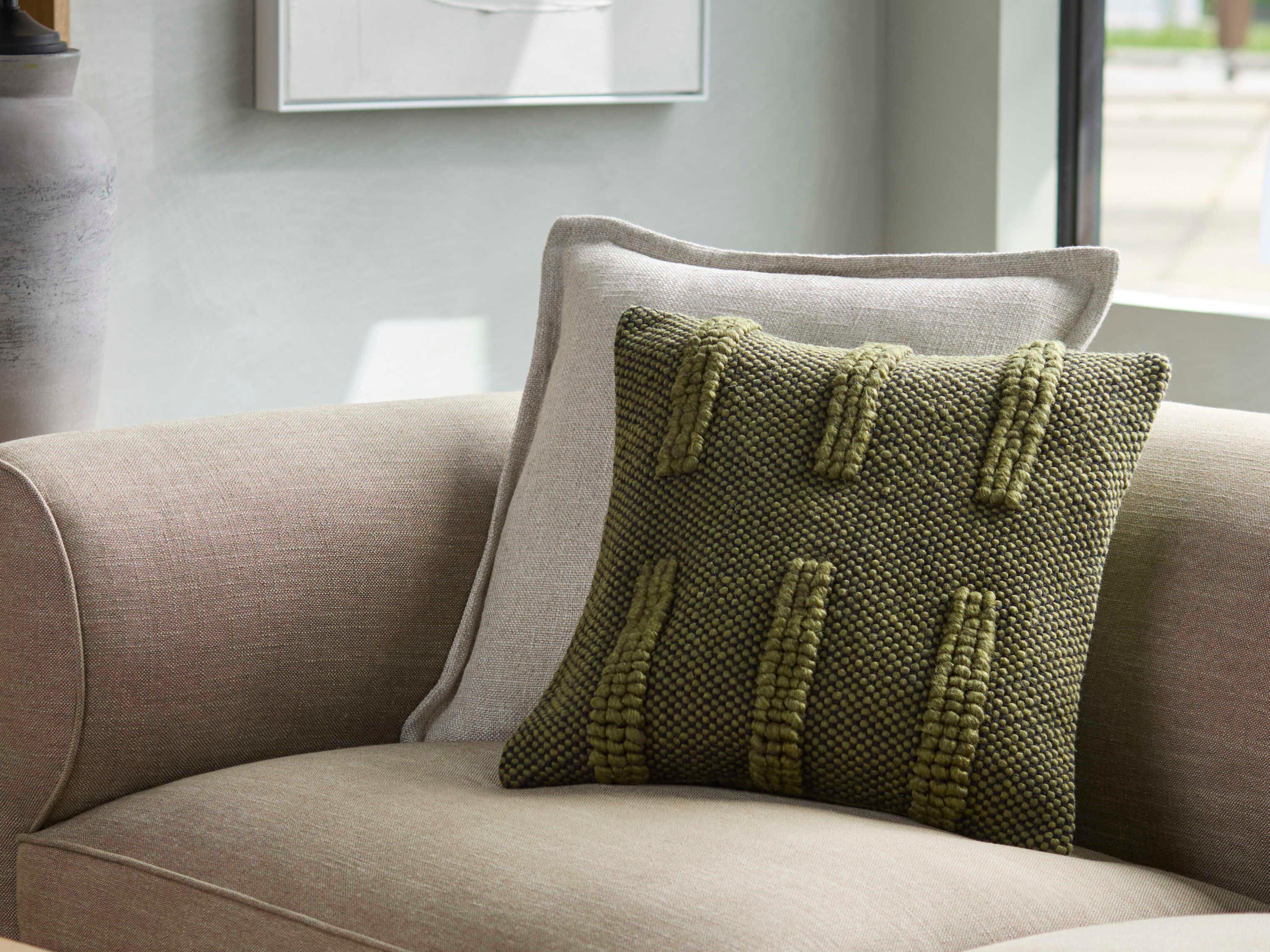 Surya Harlow Olive Pillow