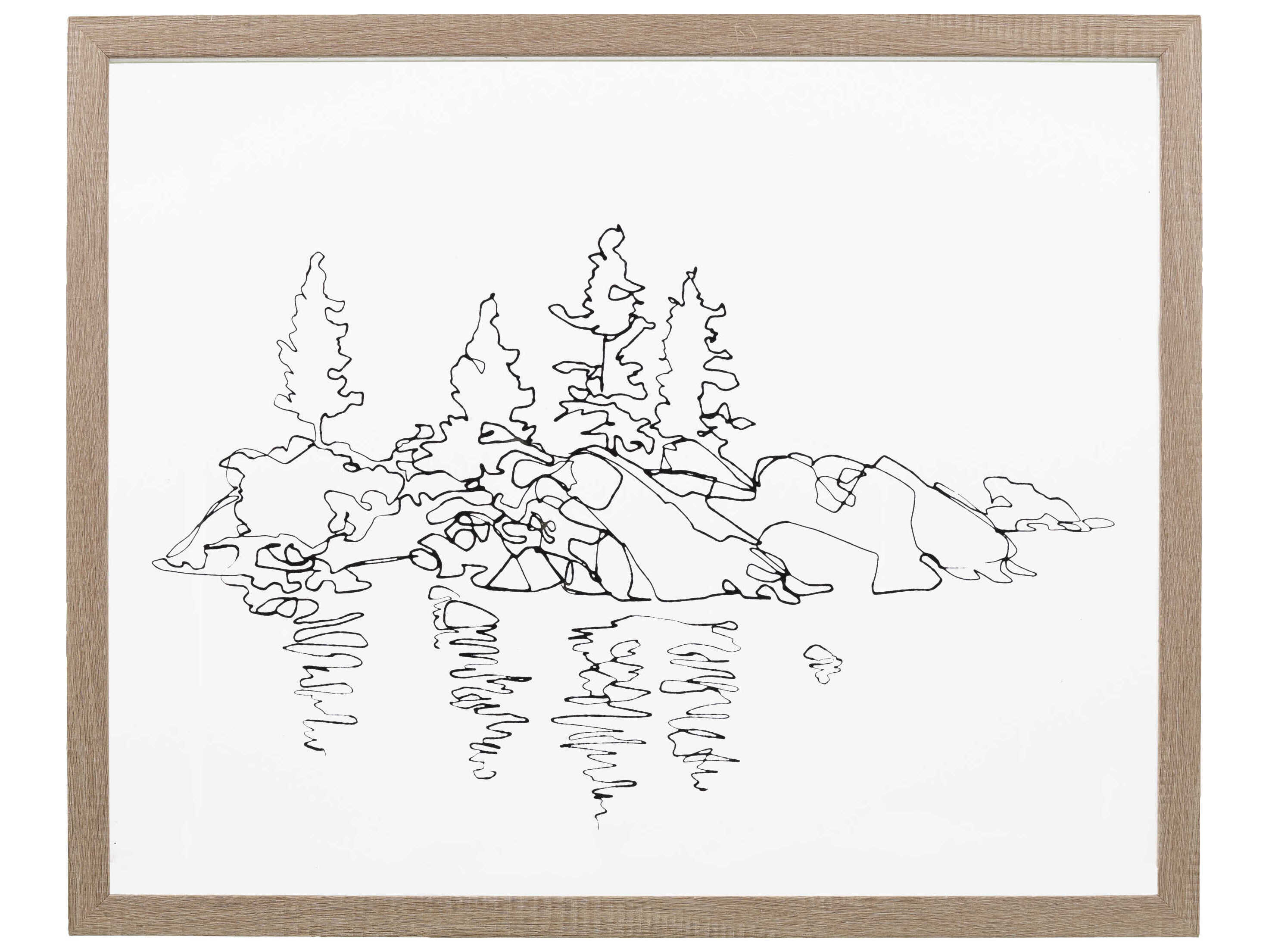 Surya Sachse Wall Decor Framed Art