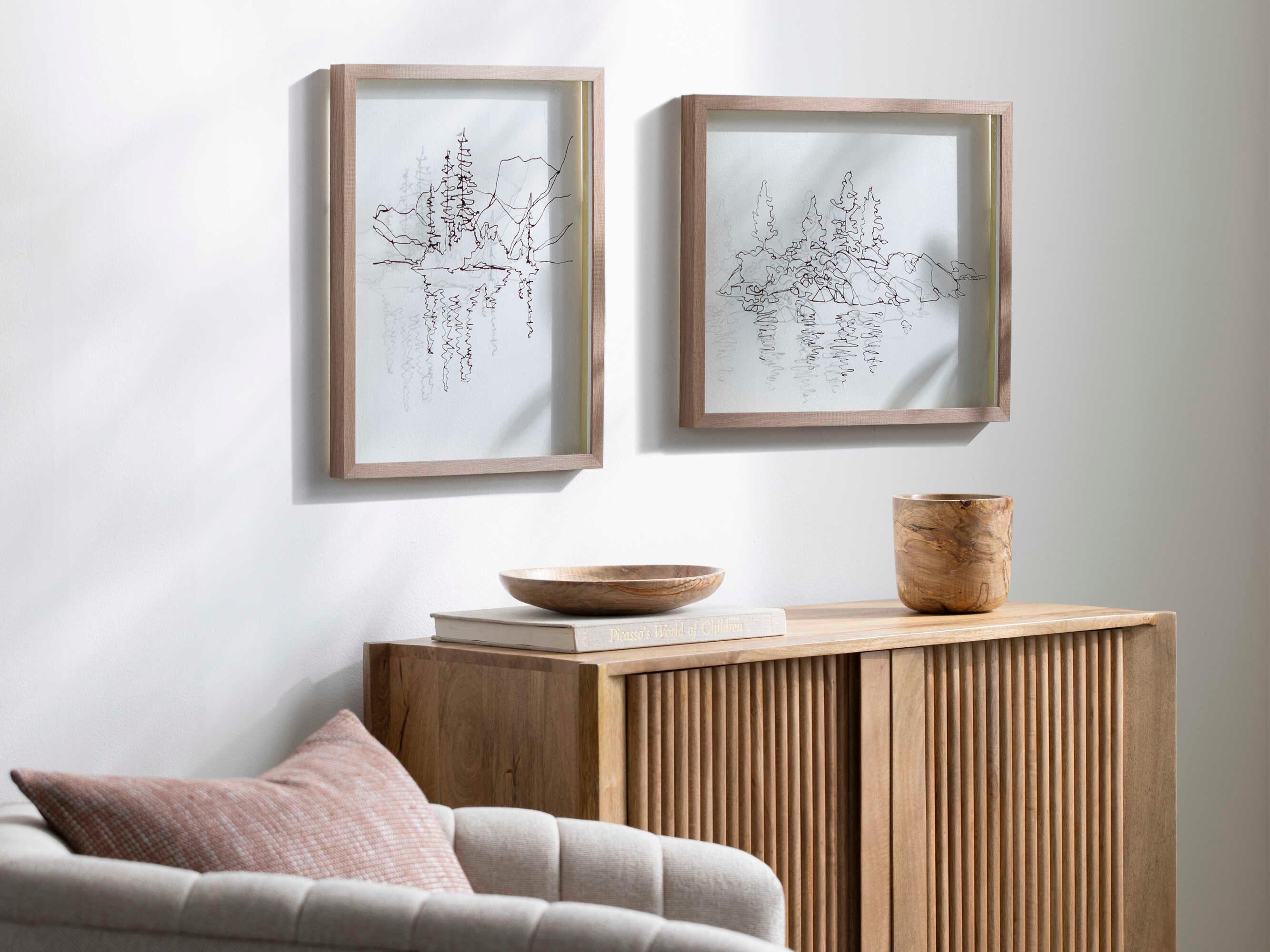 Surya Sachse Wall Decor Framed Art