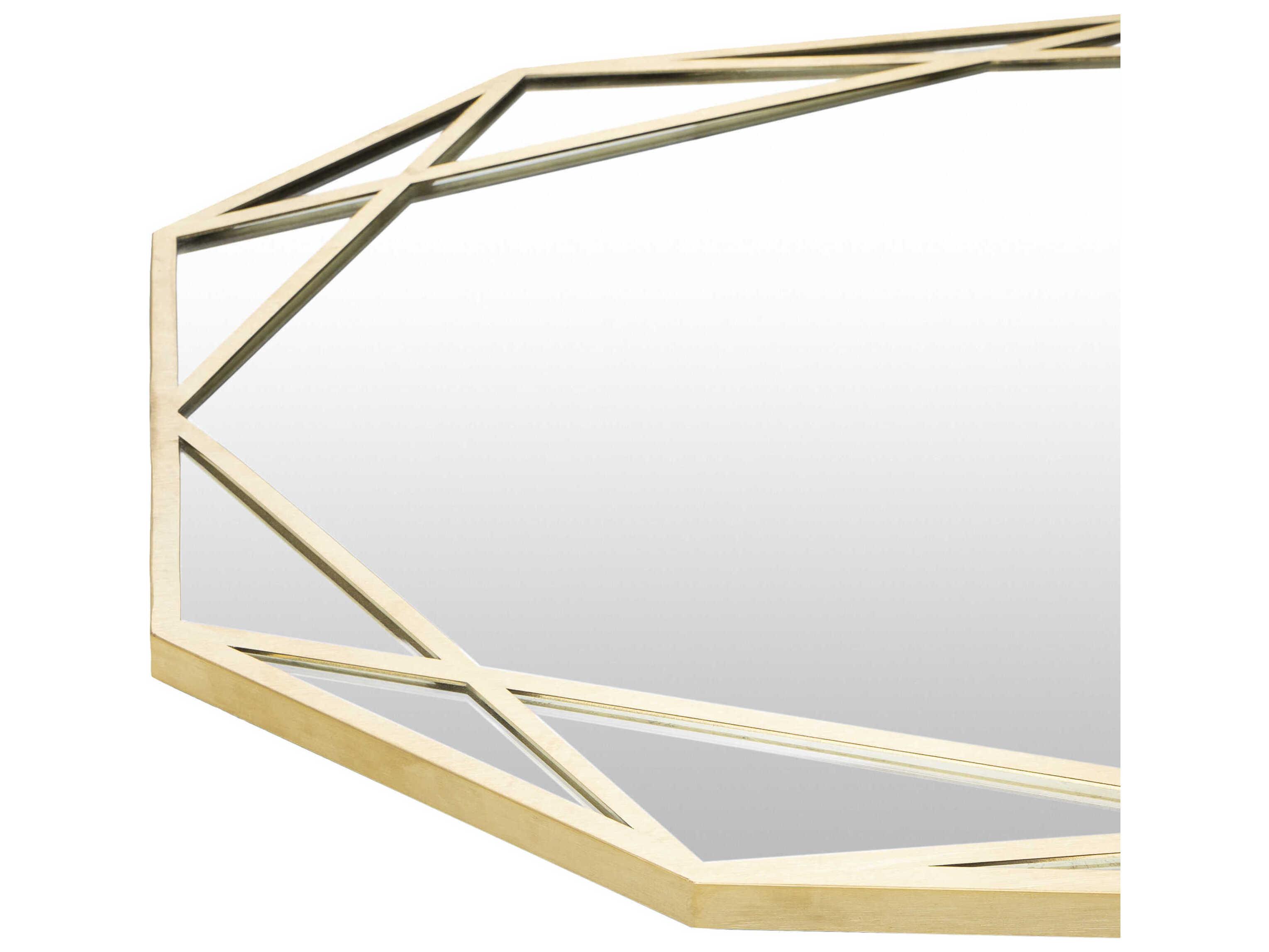Surya Huntley Gold Wall Mirror